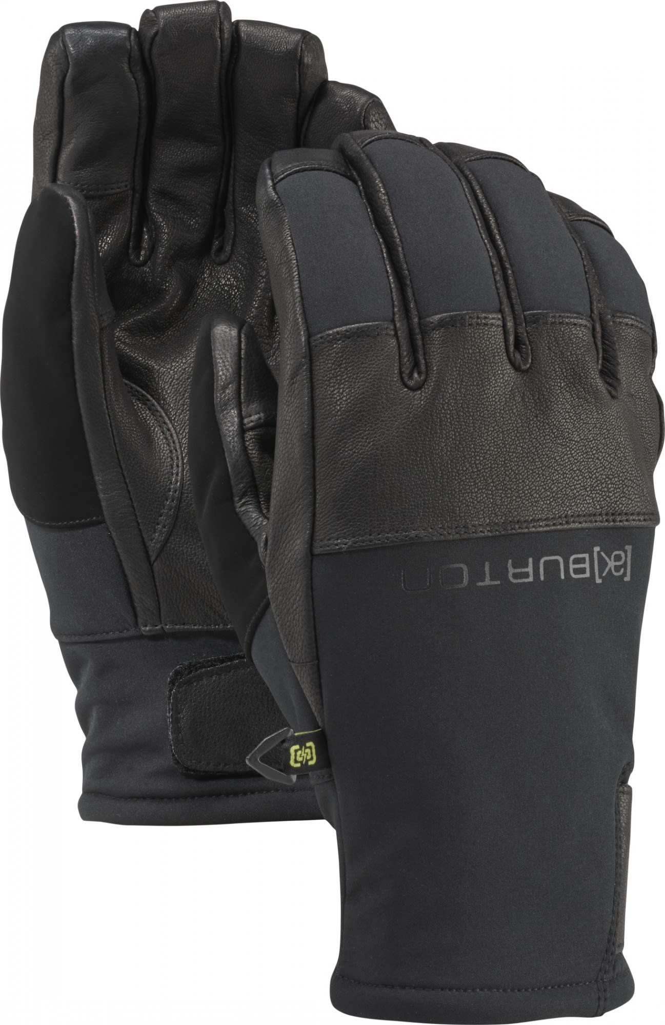 Burton Wasserdichter Herren GoreTex® Leder Snowboard Handschuh True Black