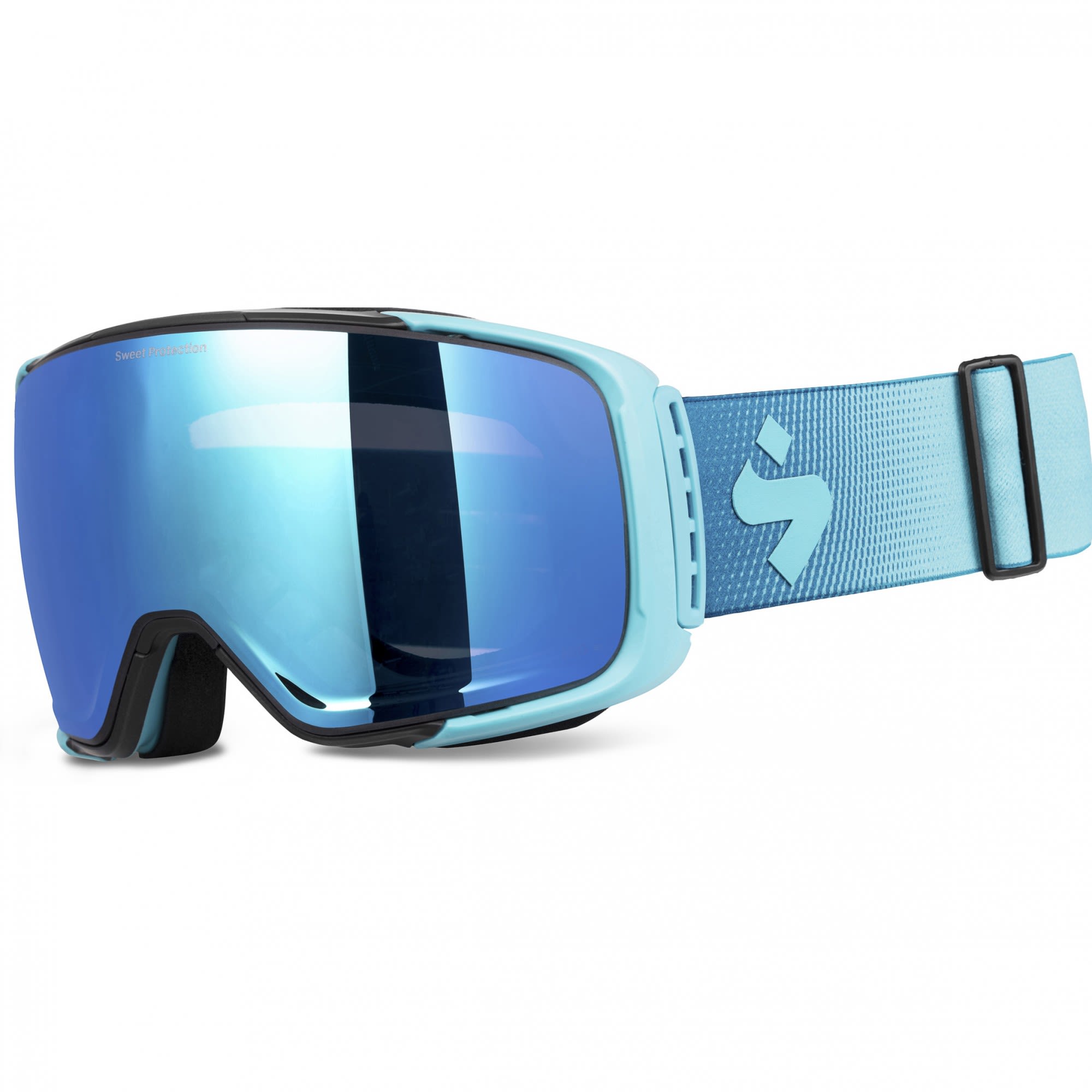 Sweet Protection Verspiegelte hochwertige Skibrille inkl Ersatzscheibe RIG Aquamarine+RIG Light Amethyst - Light Aqua - Aqua Fad