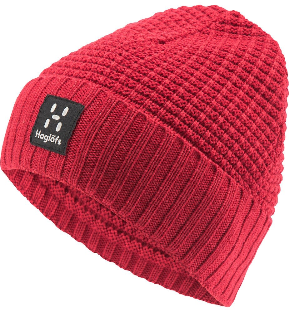 Haglöfs Warme komfortable Mütze Dala Red