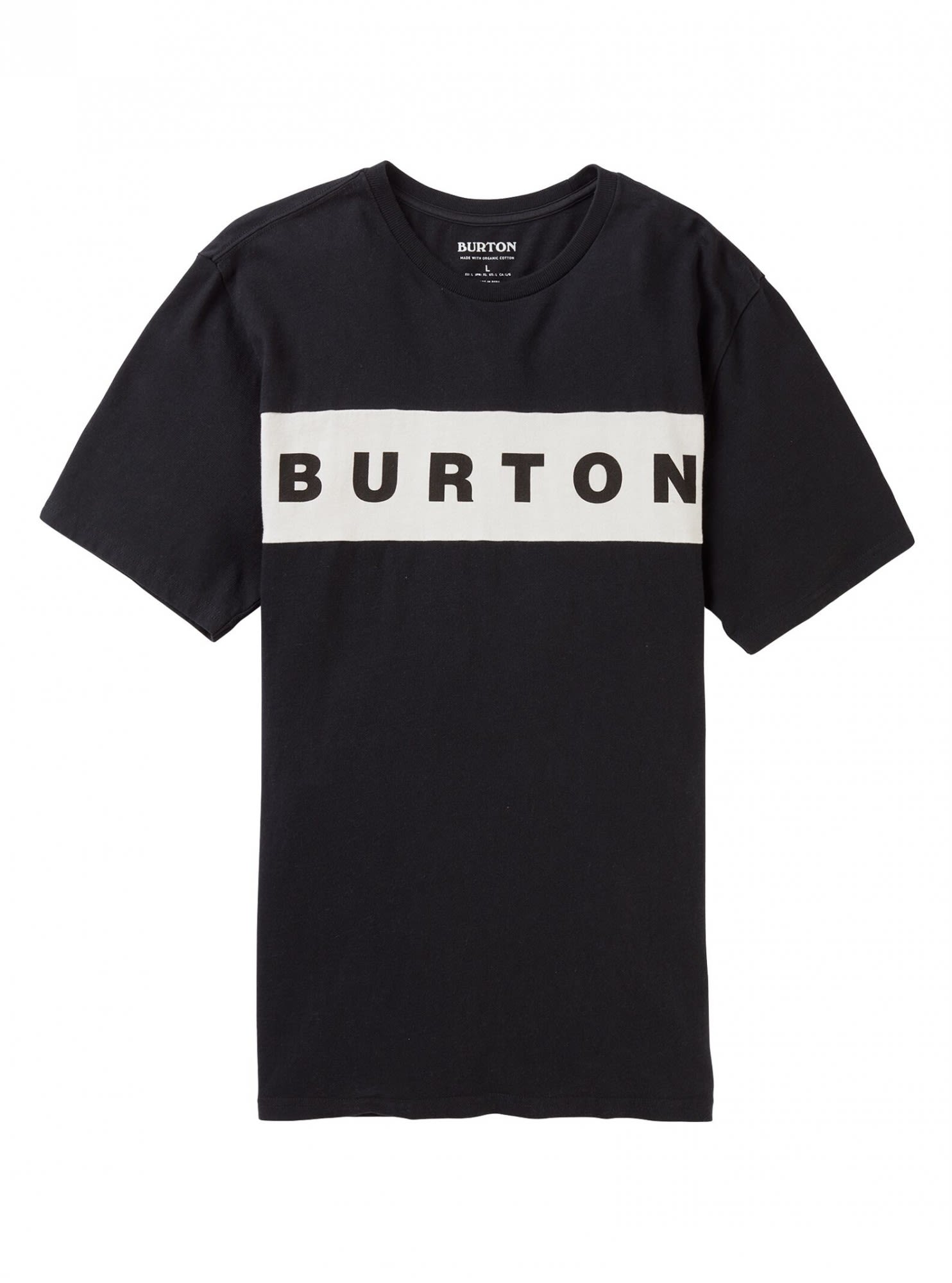 Burton Bequemes weiches Herren BioBaumwoll TShirt True Black