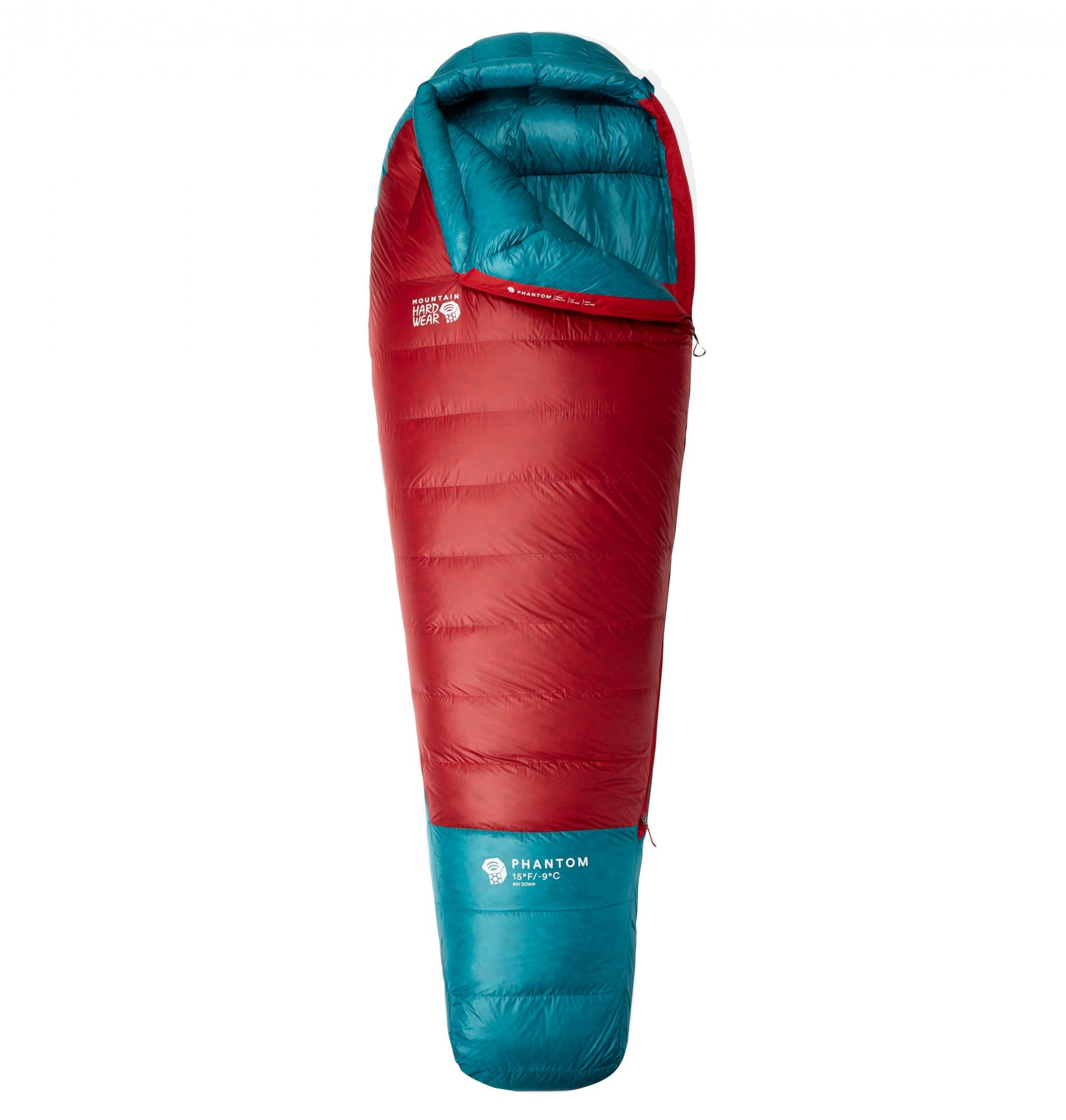 Mountain Hardwear Warmer robuster Trekking Daunenschlafsack Alpine Red