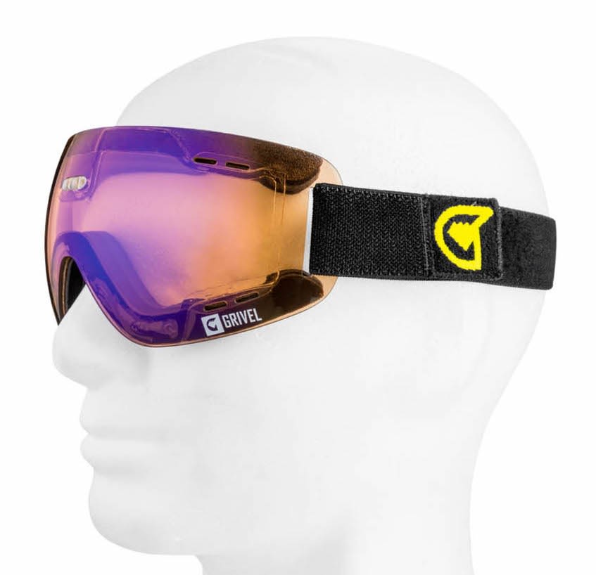 Grivel Ultraleichte spezielle Eiskletterbrille Black - Yellow