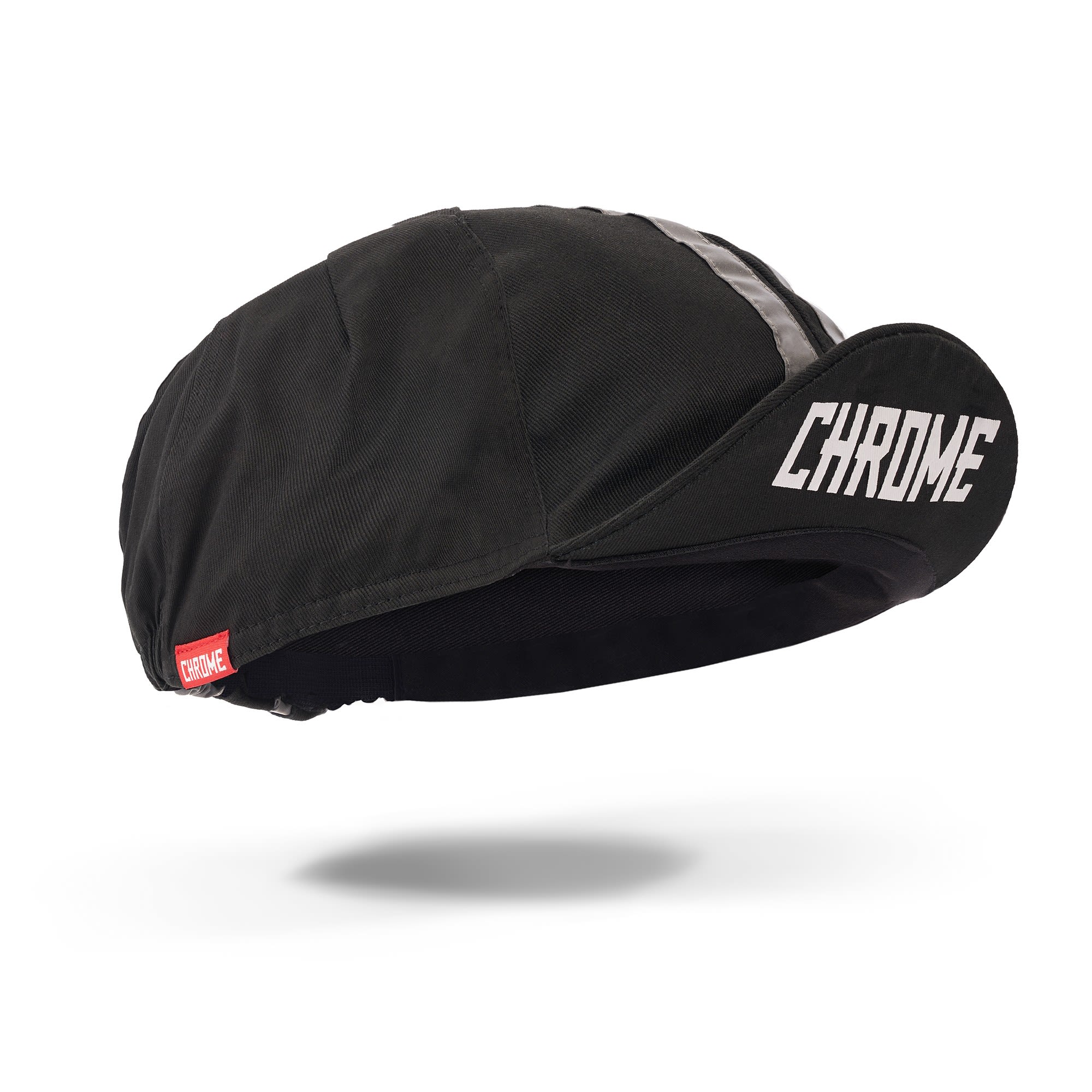 Chrome Industries Klassische reflektierende Fahrrad Cap Black