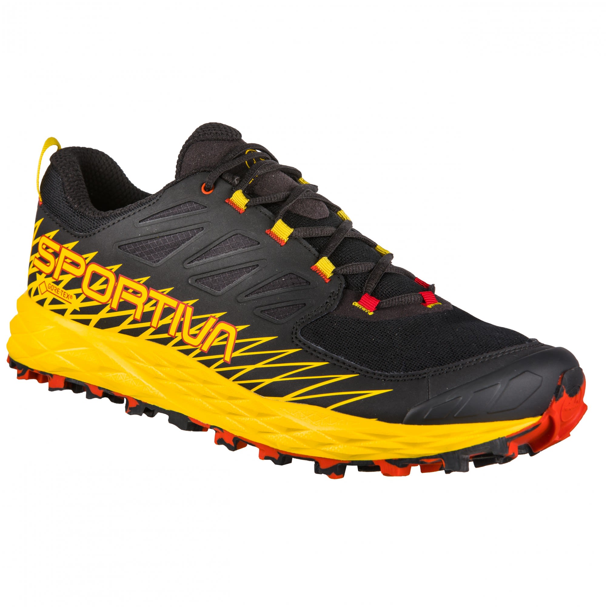 La Sportiva Wasserabweisender komfortabler Herren Trail Running Schuh Black - Yellow