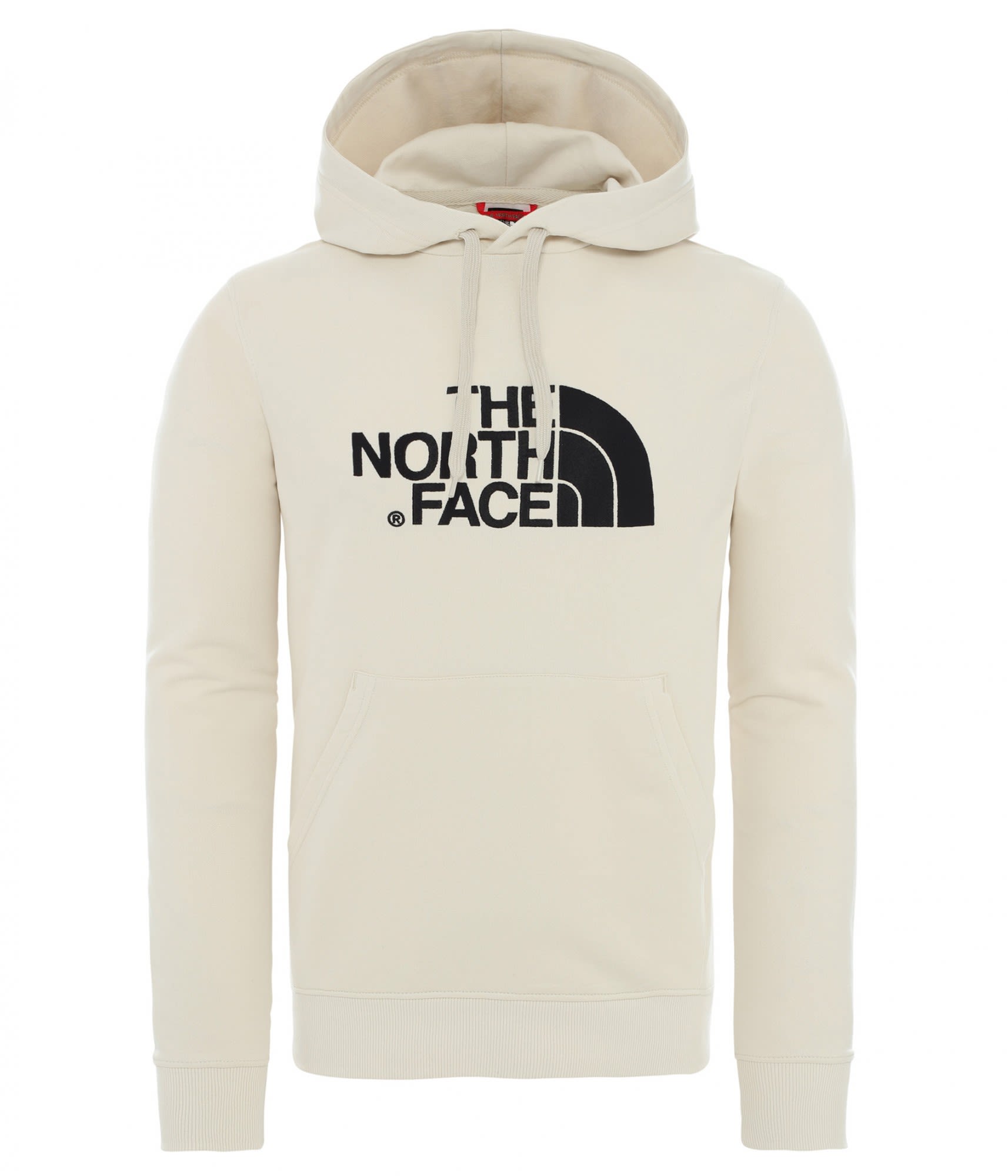 The North Face Komfortabler leichter Herren Logo Kapuzenpullover Vintage White - TNF Black