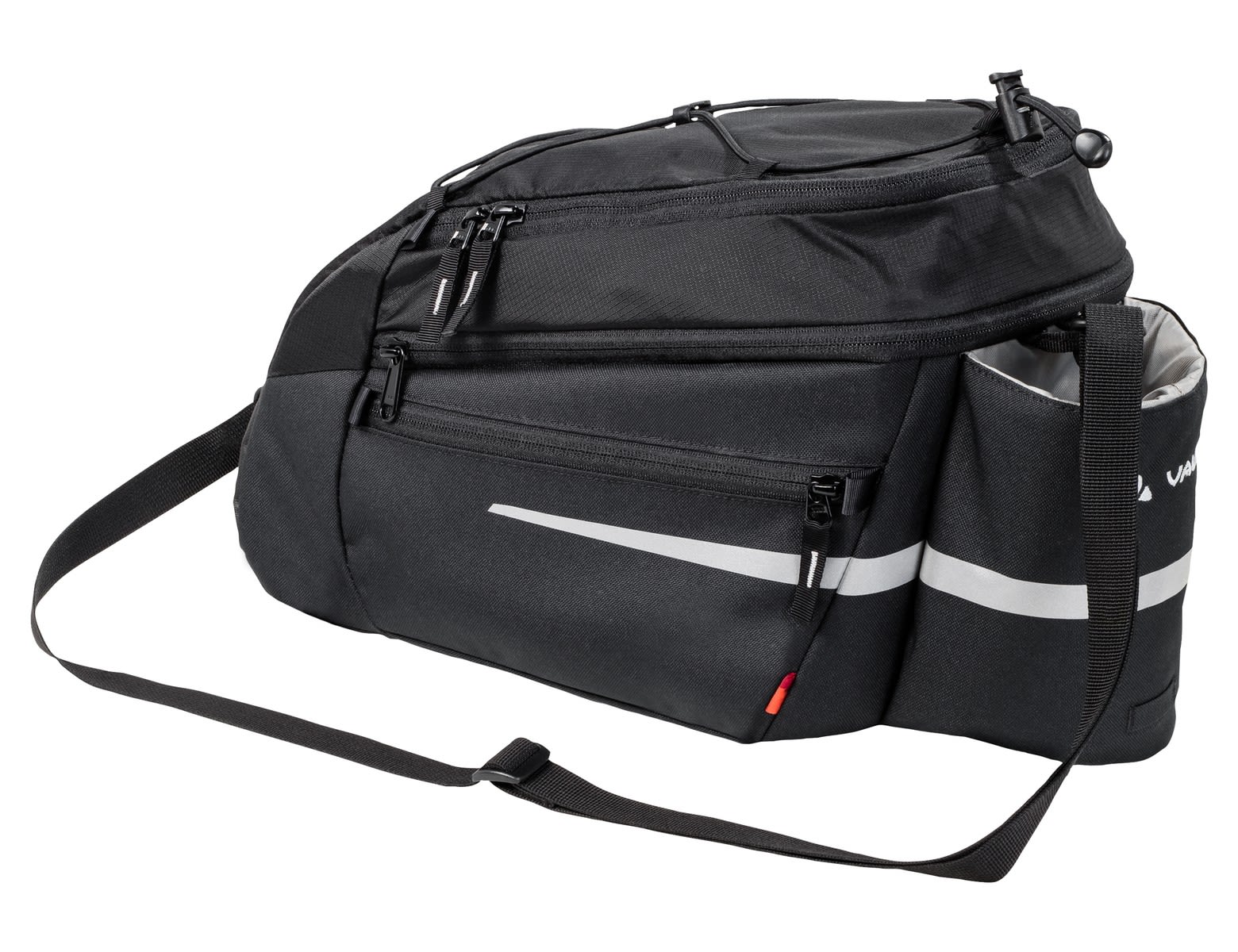Vaude Robuste praktische Gepäckträgertasche  9+2l Black