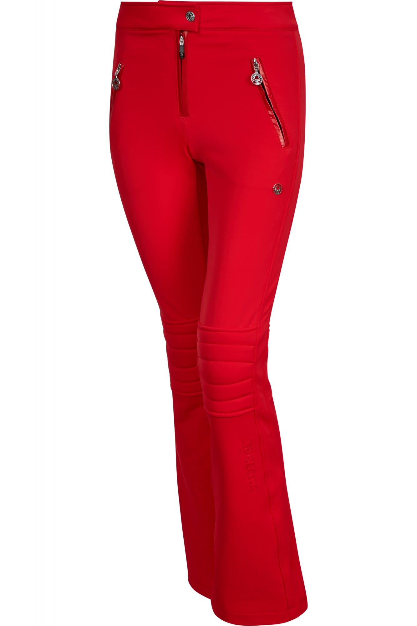 Sportalm Wasserabweisende elastische Damen Softshell Skihose Crimson