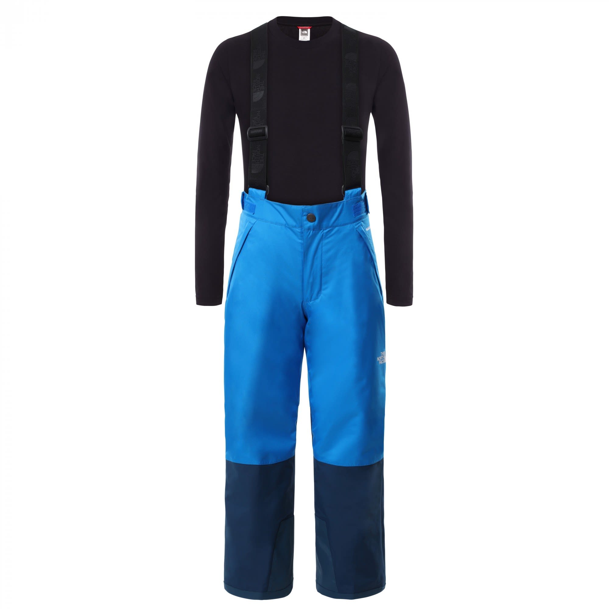 The North Face Atmungsaktive wasserdichte DryVent™ Kinder Ski Trägerhose Hero Blue