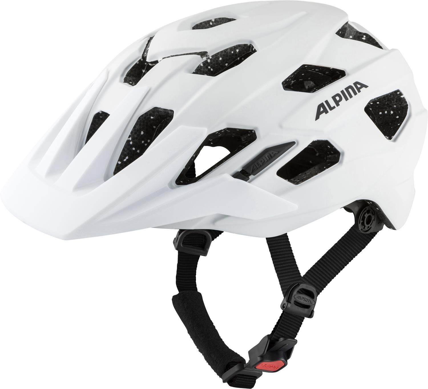 Alpina Robuster innovativer Enduro Helm White Matt