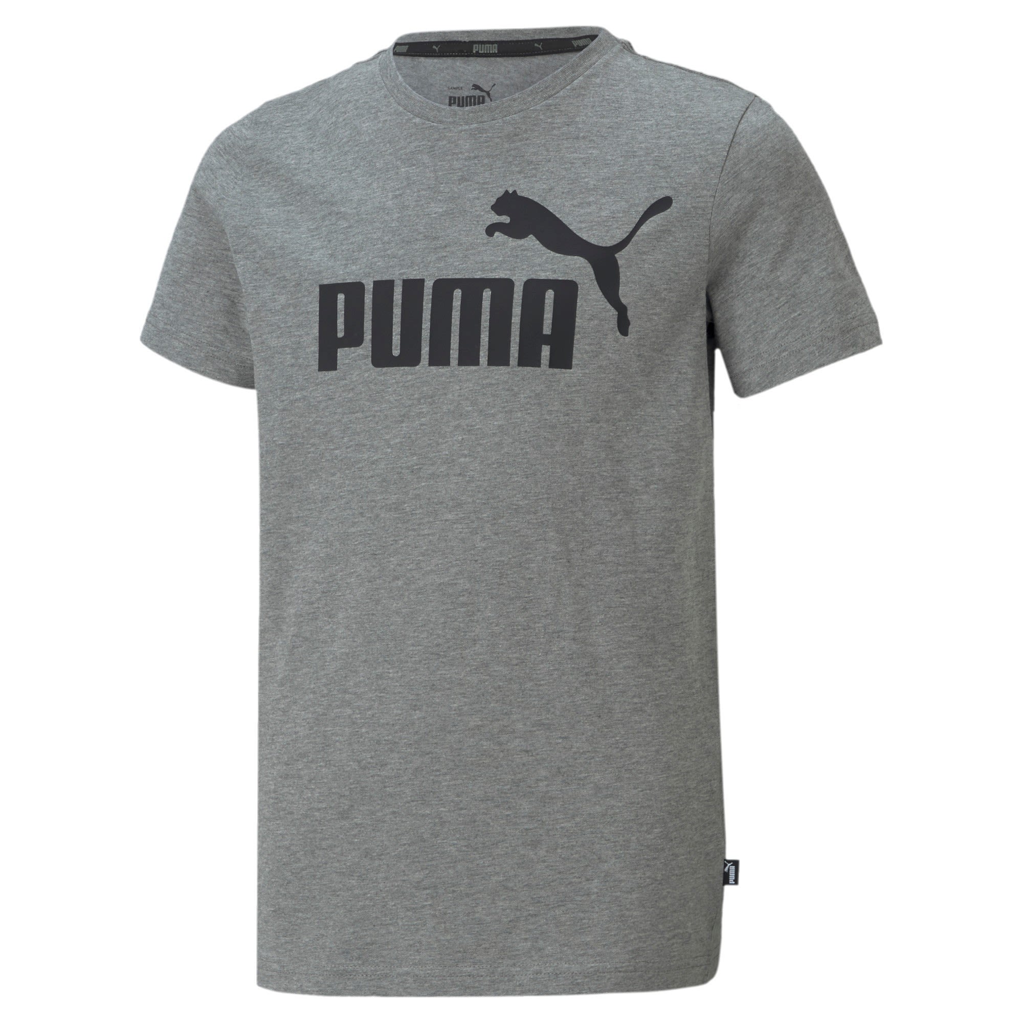 Puma Klassisches vielseitiges Jungen Baumwoll Logo TShirt Puma Black