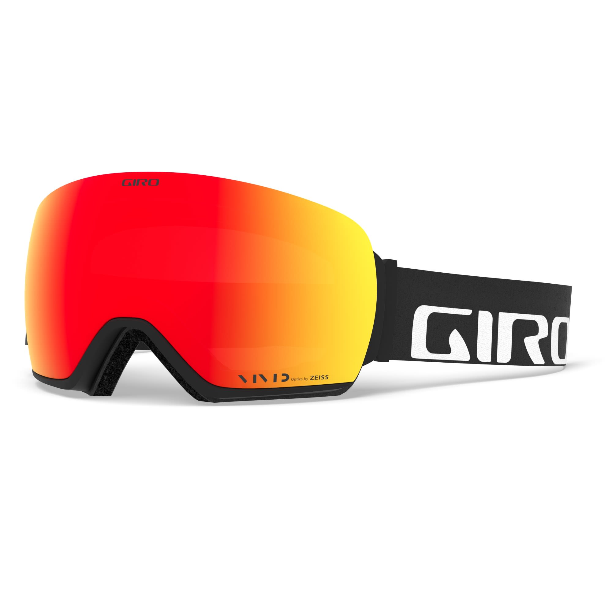 Giro Hochwertige komfortable Zeiss® Ski und Snowboardbrille White Wordmark - Vivid Emerald - Vivid Infrared