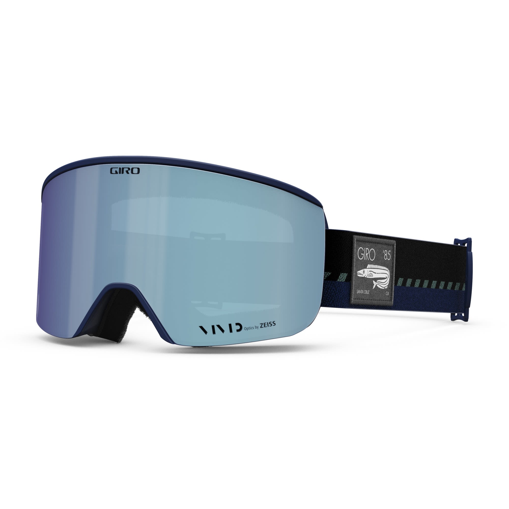 Giro Rahmenlose schlichte Zeiss® Ski und Snowboardbrille Black Mono - Vivid Onyx - Vivid Infrared