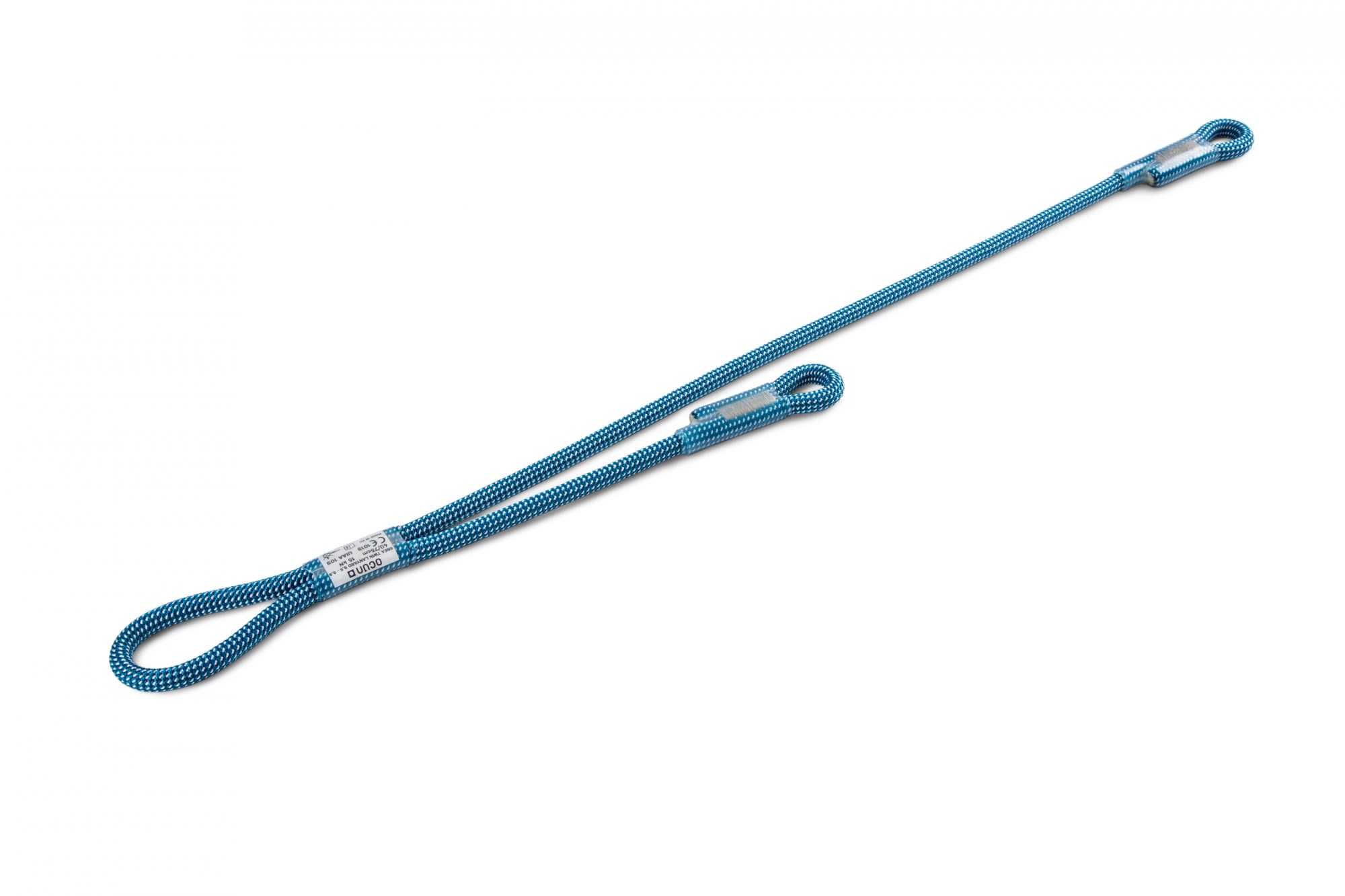 Ocun Haltbare dynamische SelbstsicherungsEnergieabsorptionSchlinge  40/75 cm Blue - White