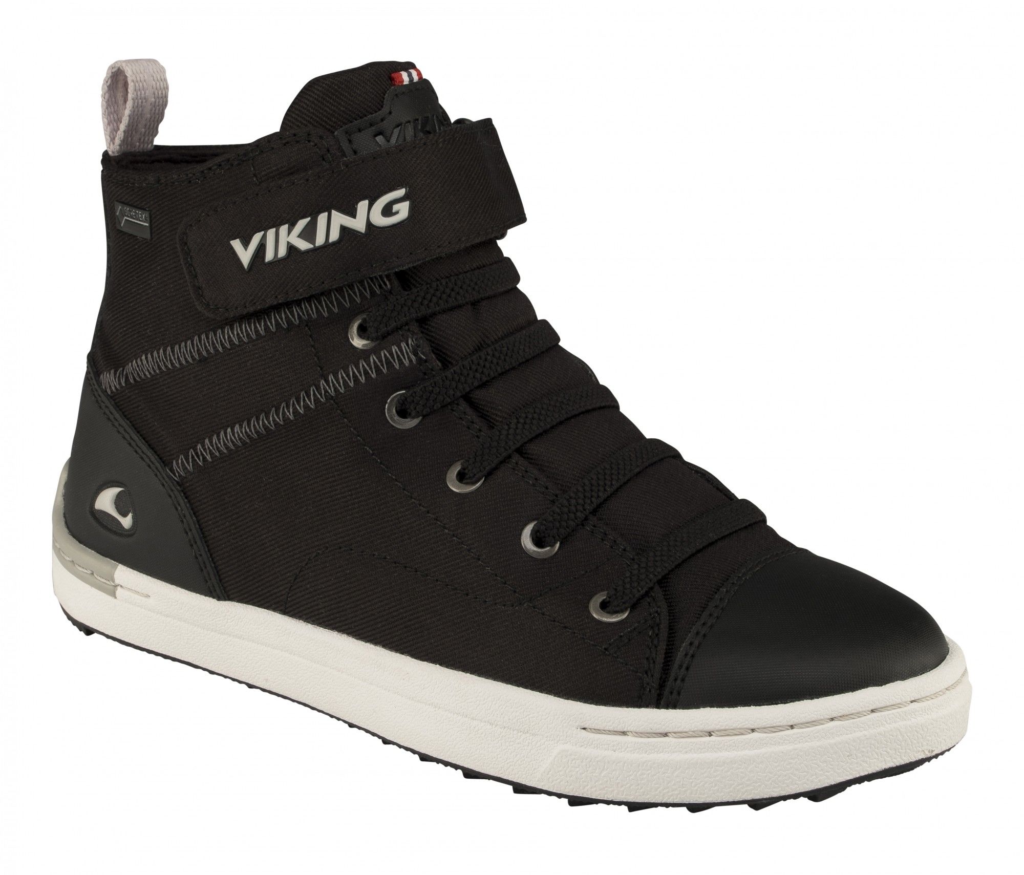 Viking Kids Skien Mid Gtx® Schwarz / Weiß | Größe EU 29 |  Freizeitschuh