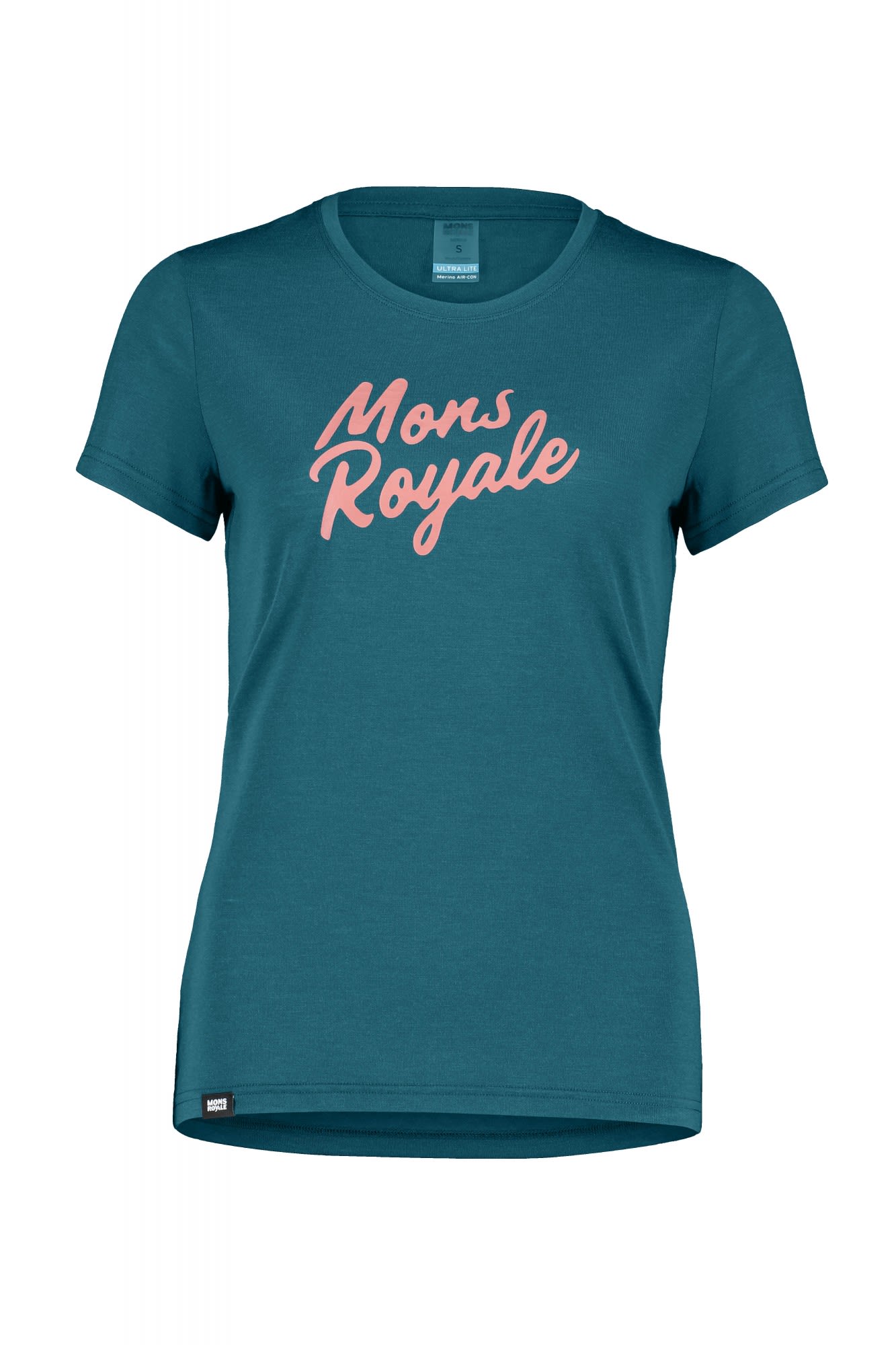 Mons Royale Merino W Icon Tee Blau | Größe XS | Damen T-Shirt