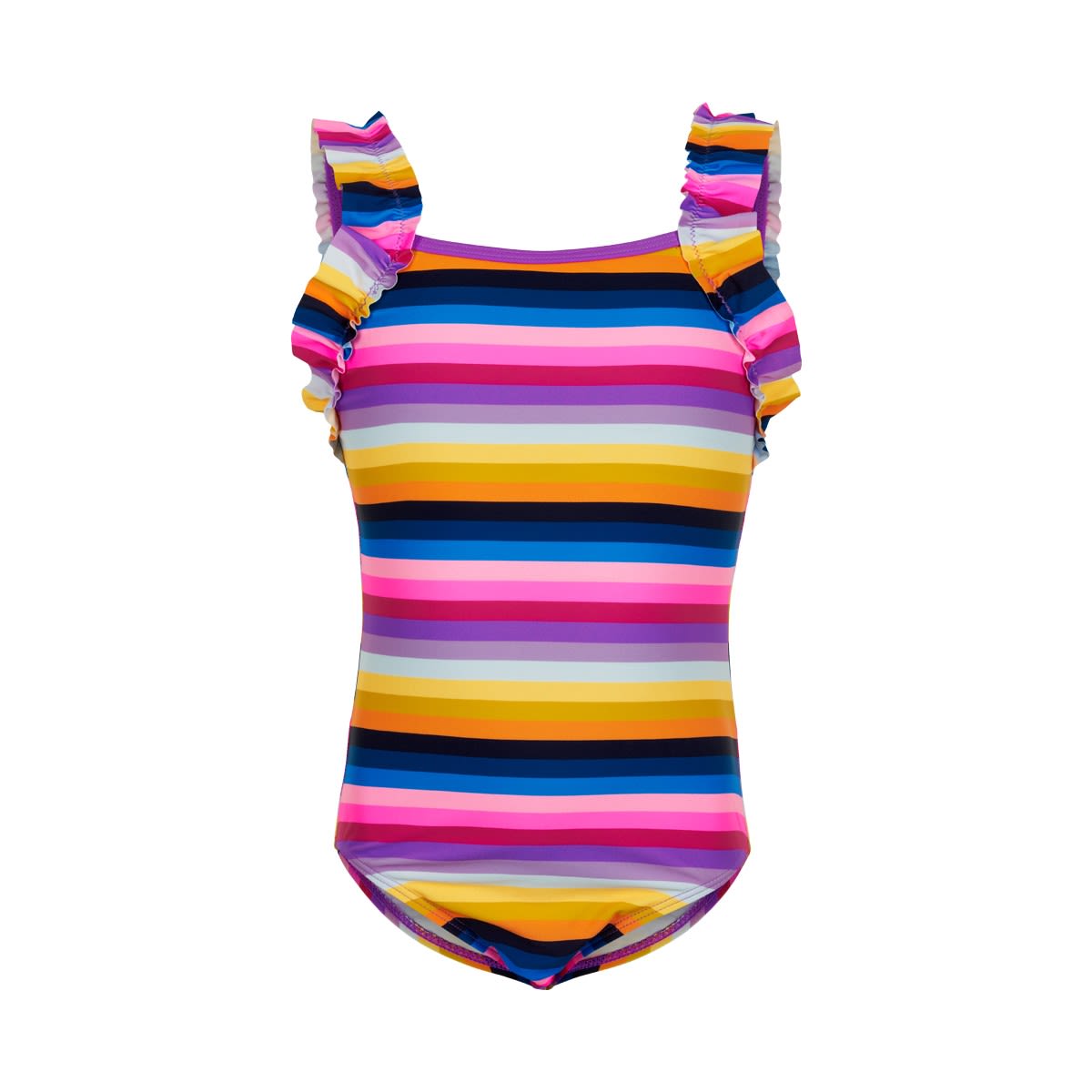 Image of Color Kids Girls Swimsuit With Frills
