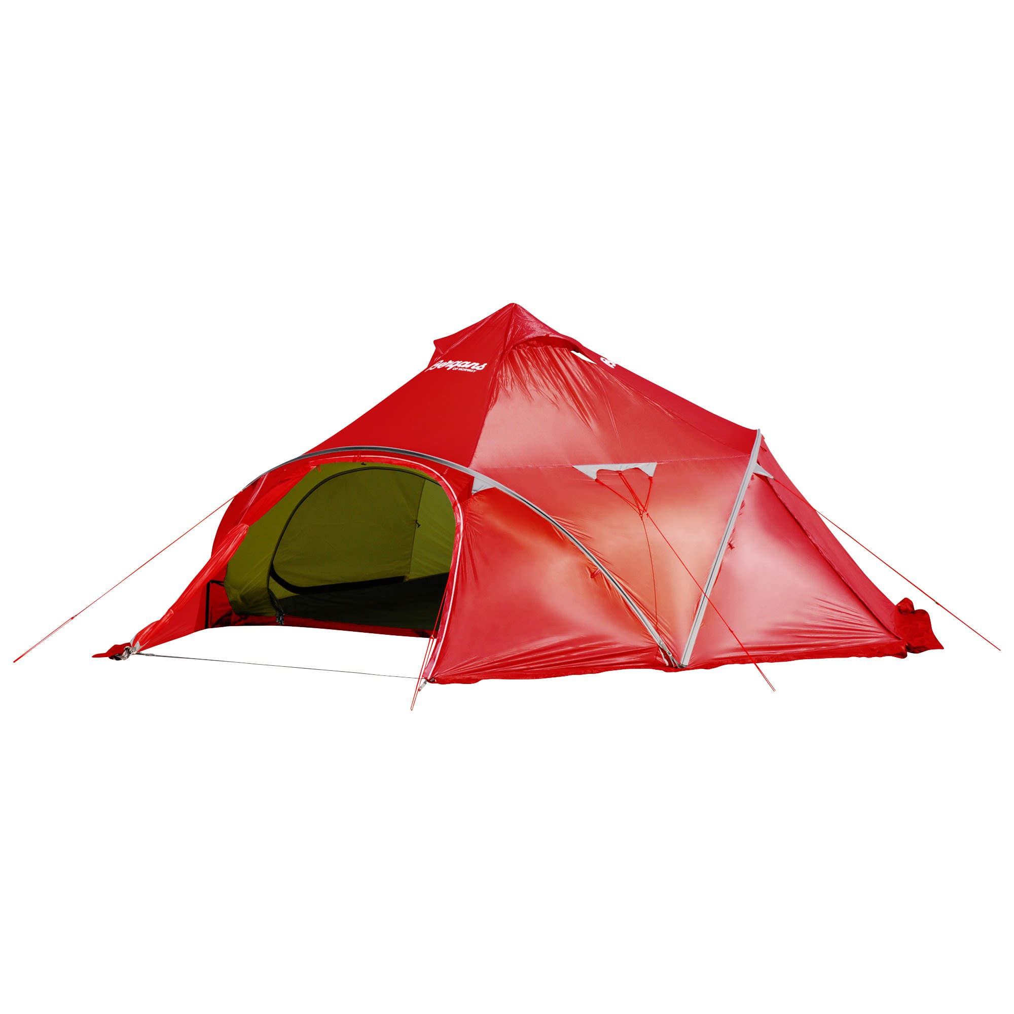 Bergans Wiglo LT V.2 4-Persons Tent Rot, Tipi-Zelte, Größe 4 Personen - Farbe Red 6056