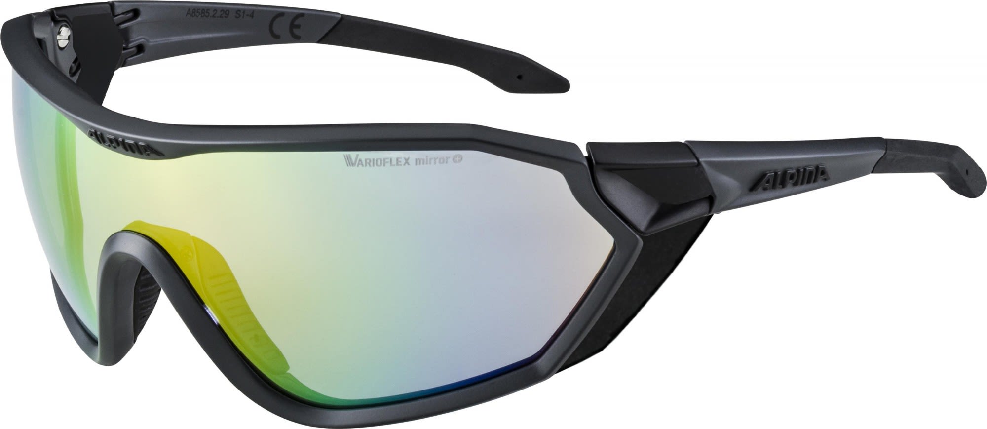 Alpina S-WAY V Schwarz | Größe One Size |  Sportbrille