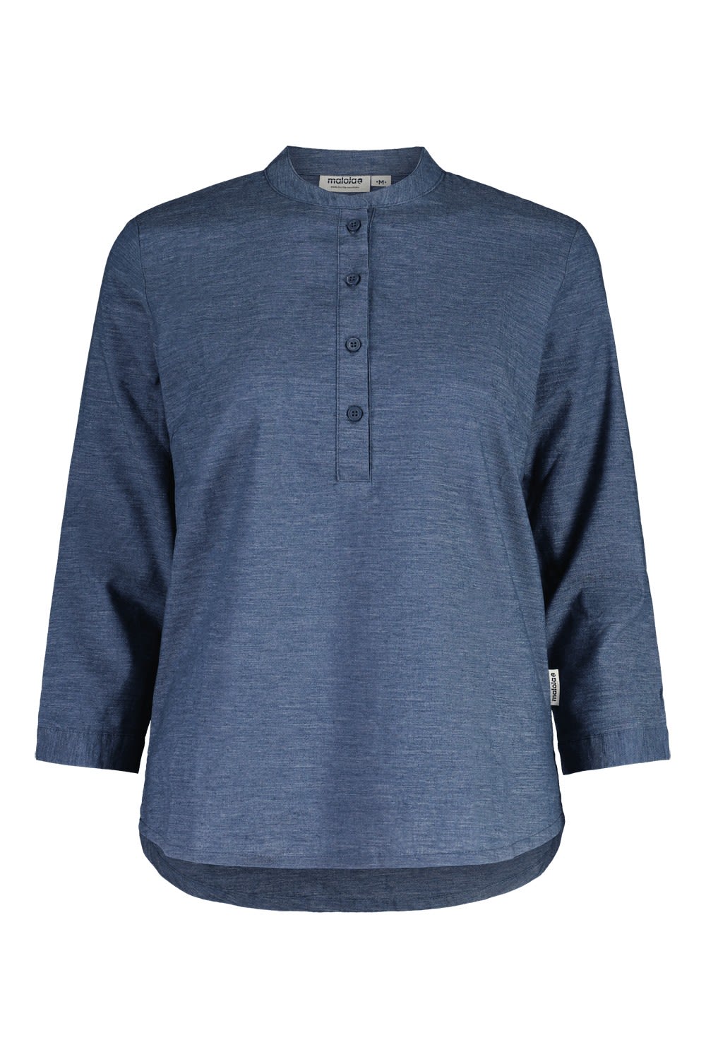 Maloja W Plunerm. Bluse Blau | Größe XL | Damen T-Shirt