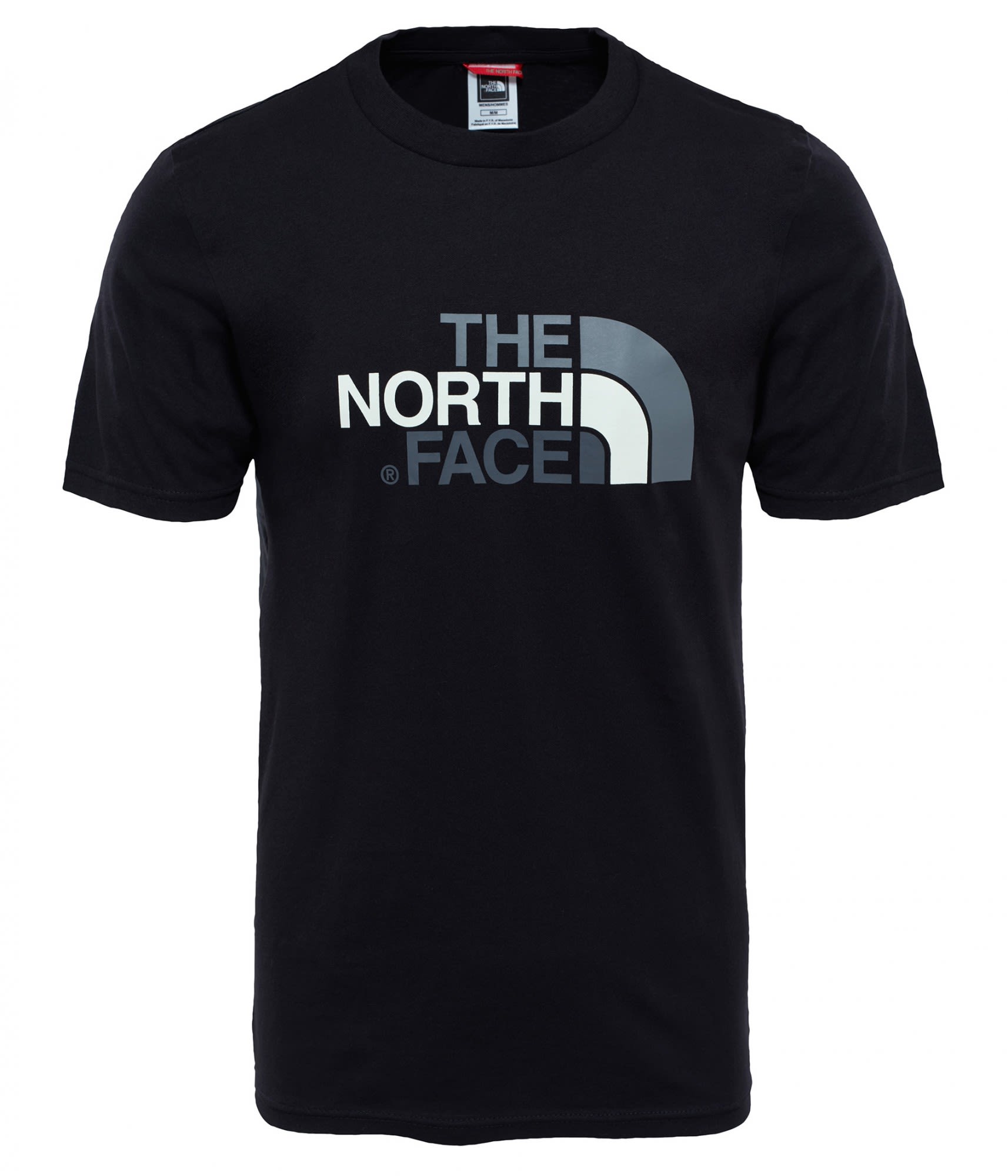 The North Face M S/s Easy Tee Schwarz | Größe XS | Herren Kurzarm-Shirt