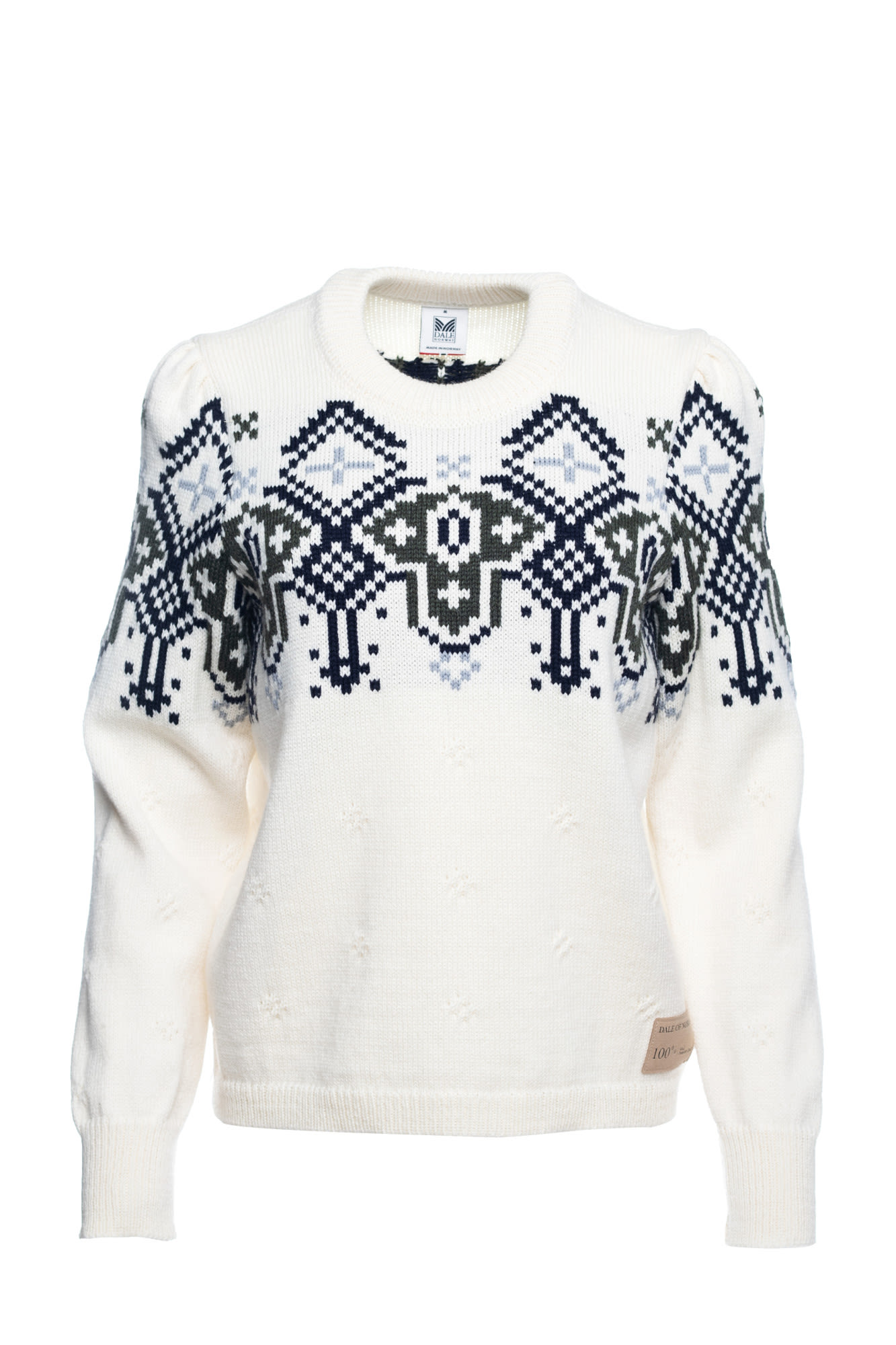 Dale Of Norway W Svanoy Sweater Weiß | Größe XL | Damen Sweaters & Hoodies