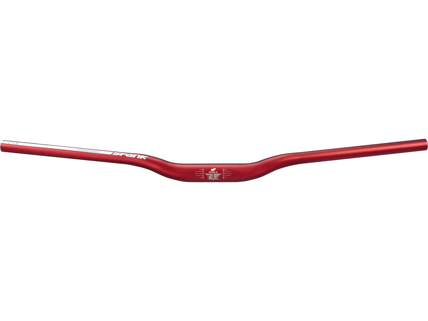 Spank Spoon 35 Fahrradlenker Rot, Fahrradlenker, Größe 40 mm - Farbe Red SP-BAR-0069