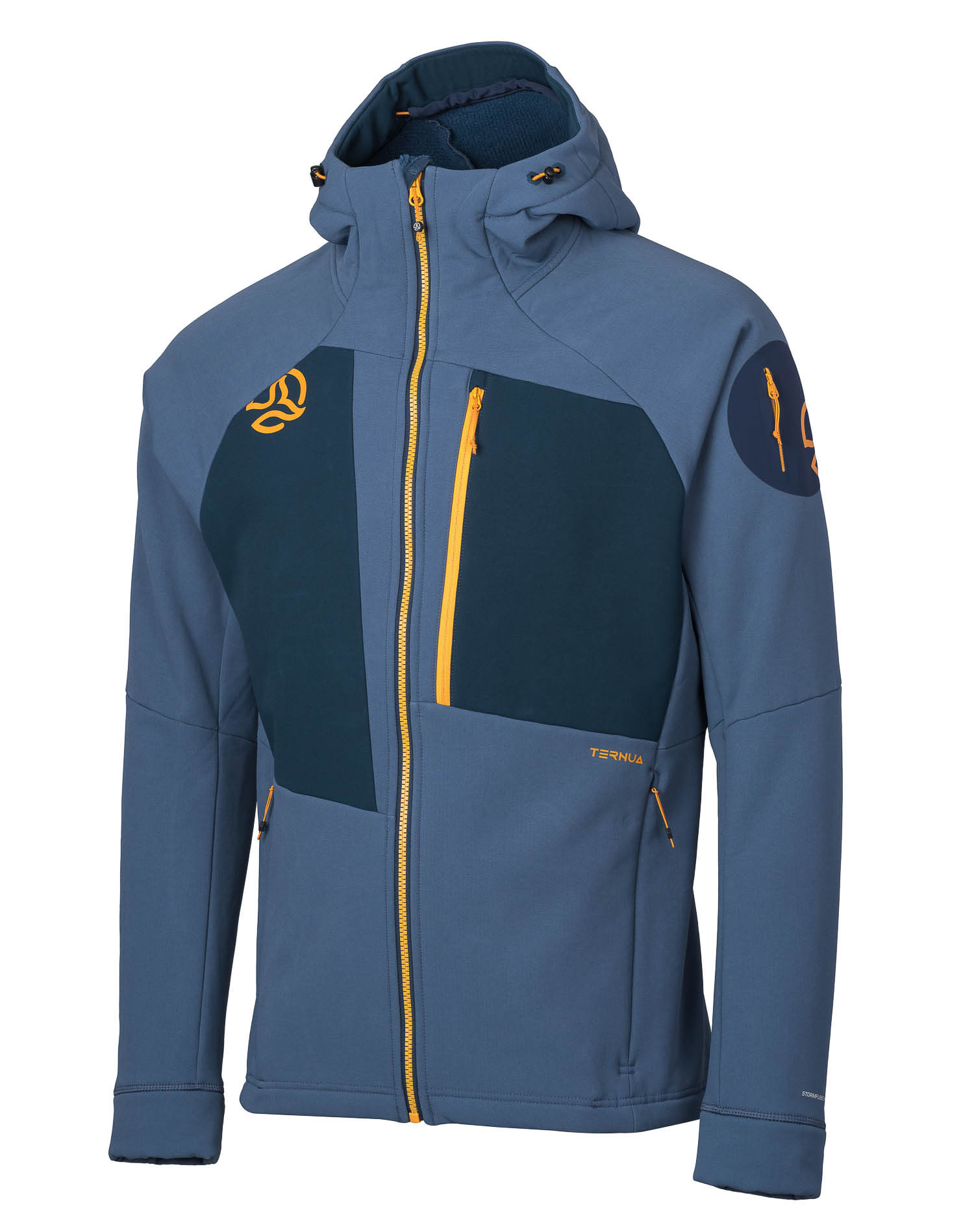 Ternua M Lekko Hard Hood 2.0 Jacket Blau | Größe S | Herren Ponchos & Capes