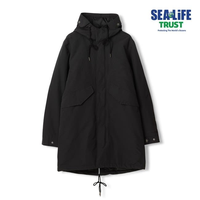 Pre-owned Tretorn M Ocean Net Parka In Schwarz