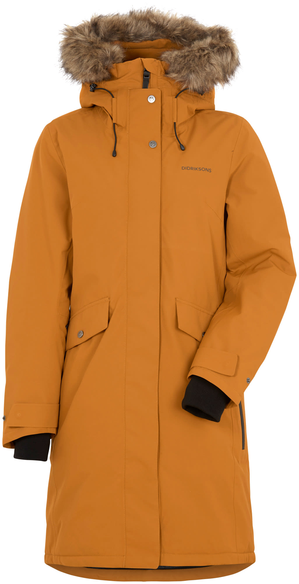 Pre-owned Didriksons W Erika Parka 3 In Cayenne