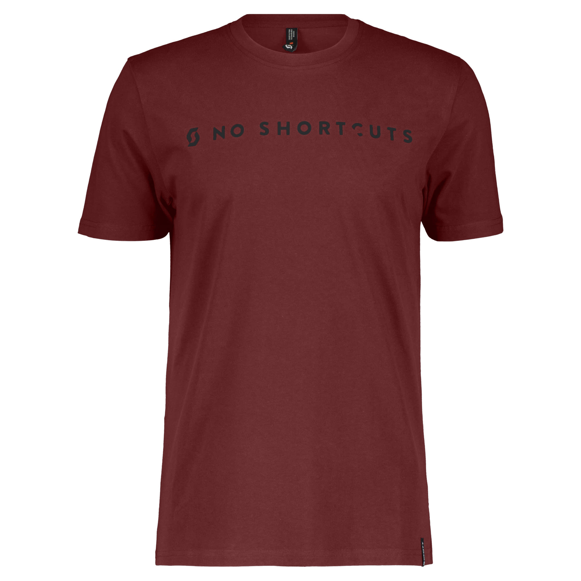 Scott M No Shortcuts S/sl Tee Rot | Herren Kurzarm-Shirt