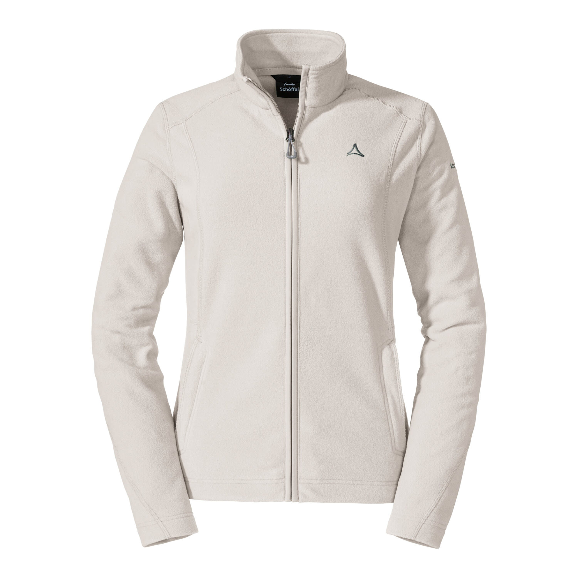 Schöffel W Fleece Jacket Leona3 Weiß | Größe 38 | Damen Anorak