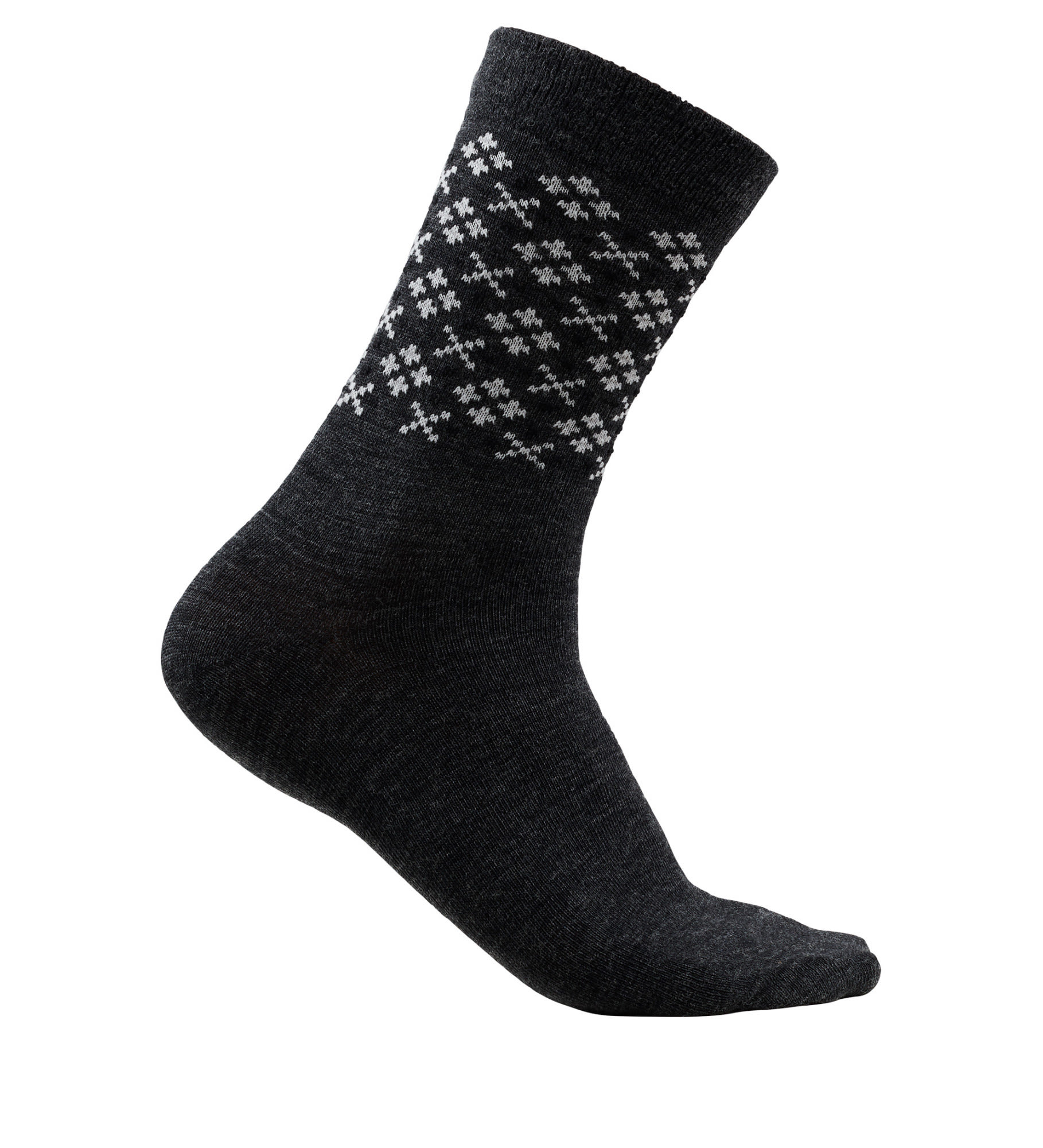 Aclima Designwool Glitre Sock Grau | Größe 36 - 39 |  Kompressionssocken