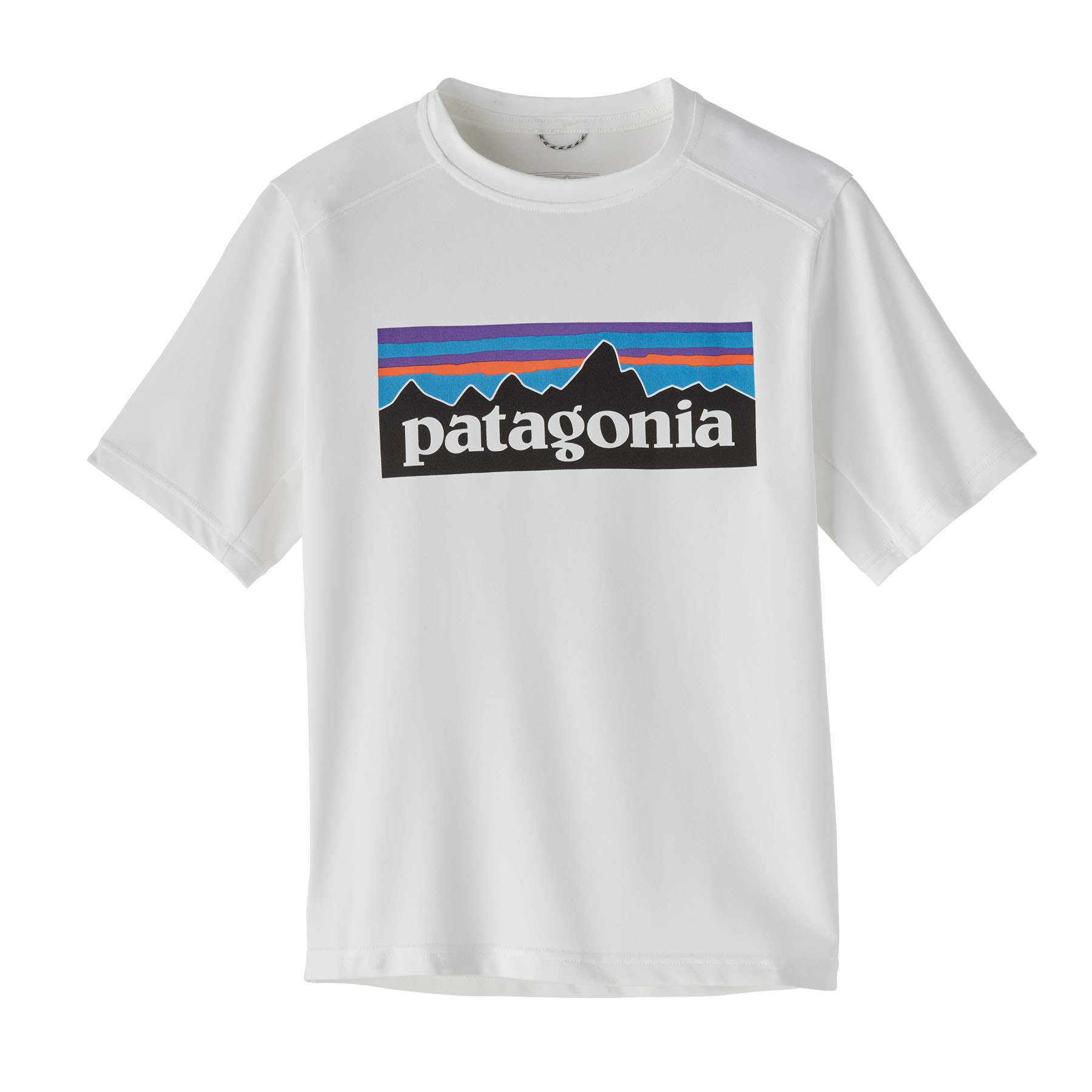 Patagonia Kids Cap Silk Weight T-shirt Weiß | Kinder Kurzarm-Shirt