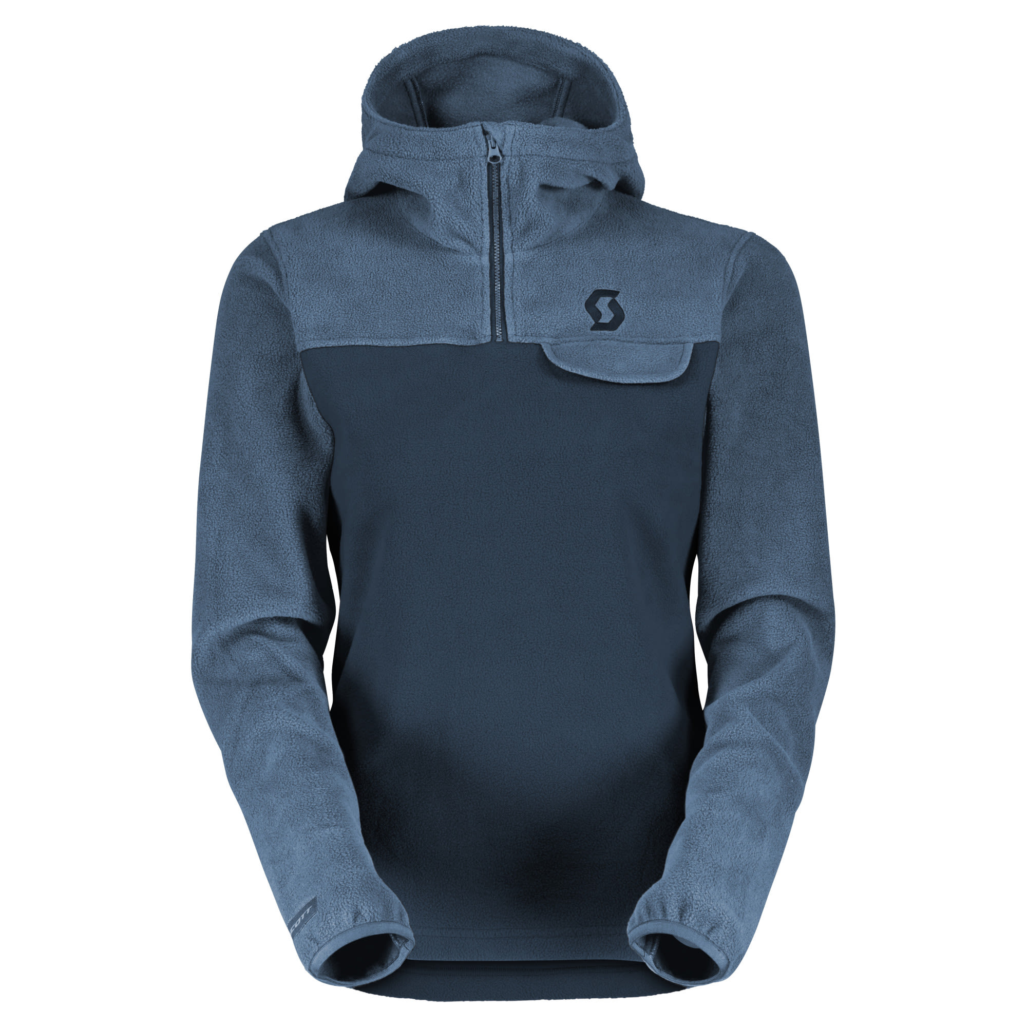 Scott W Defined Original Fleece Pullover Blau | Größe XS | Damen Sweater