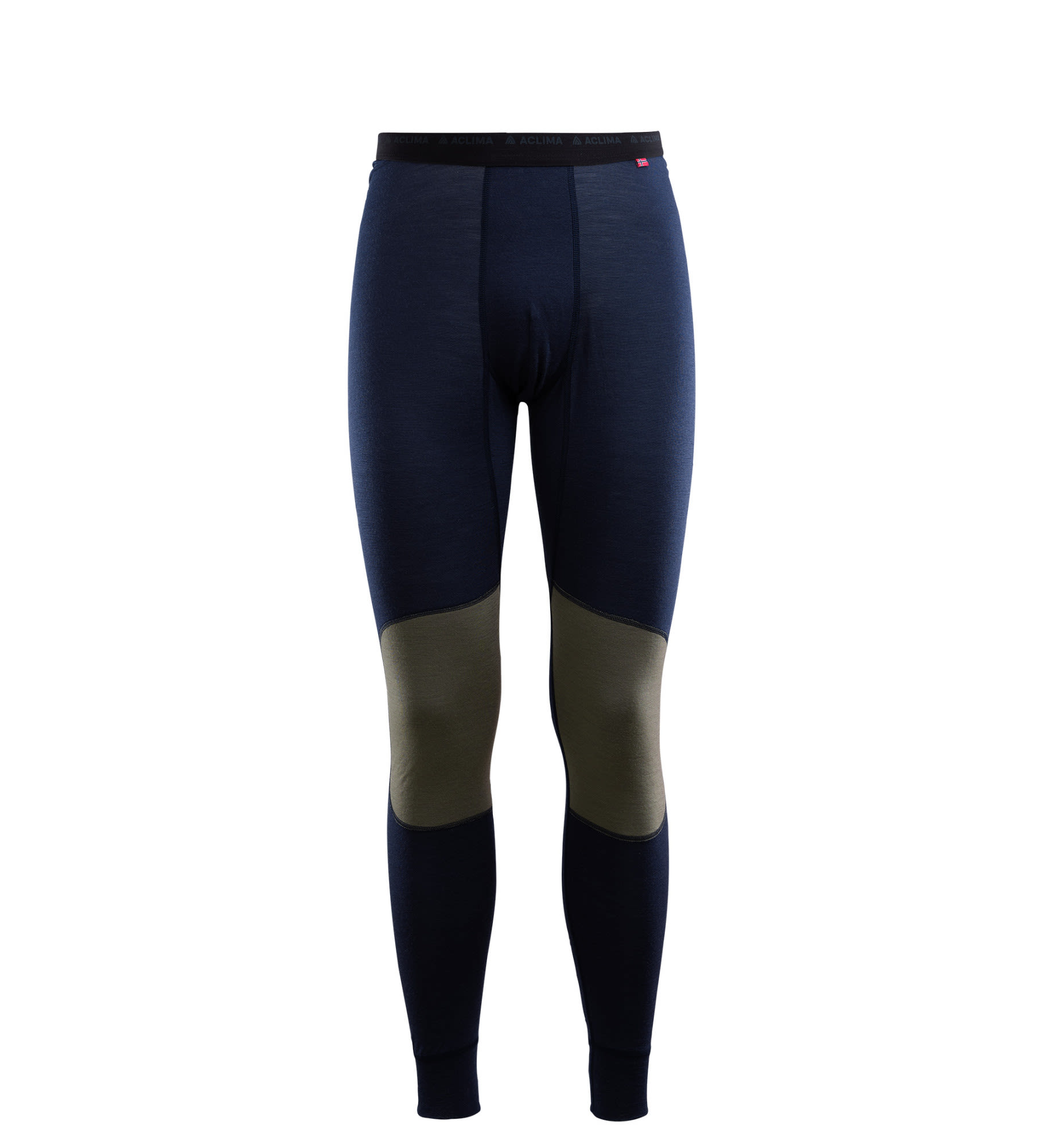 Aclima M Lightwool Reinforced Long Pants Blau | Herren Tight