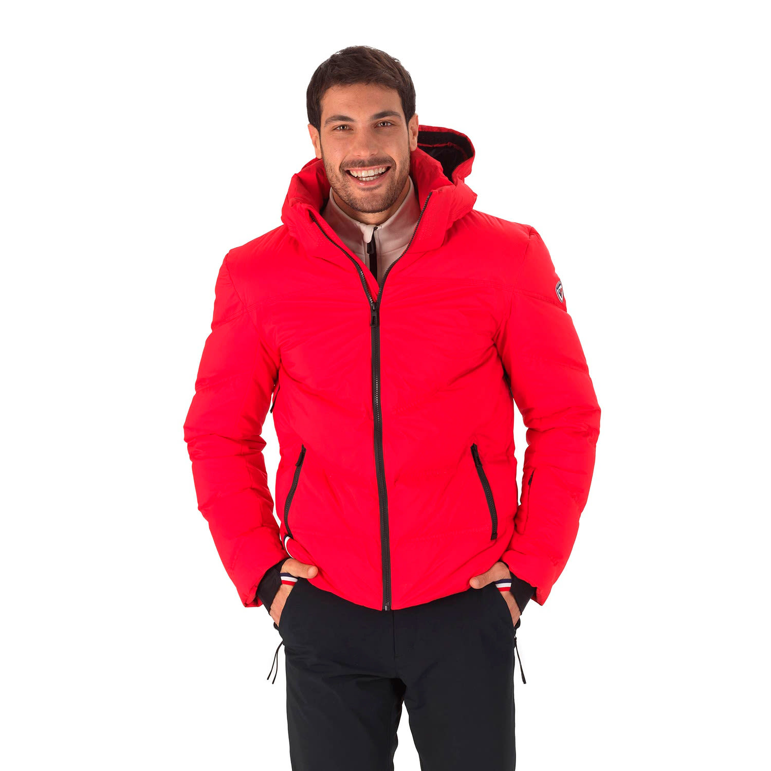 Rossignol M Signature Merino Down Jacket Rot | Größe XL | Herren Ski- & Snowbo
