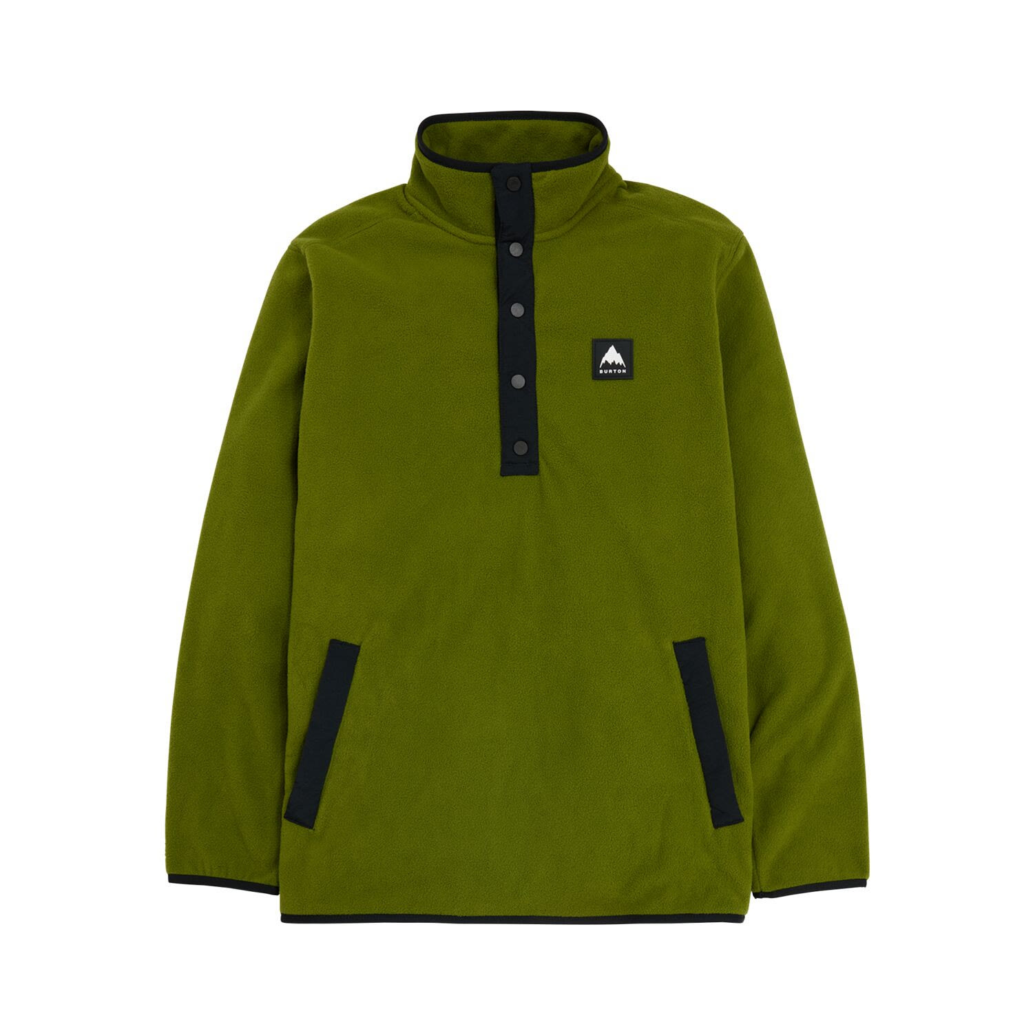 Burton M Hearth Fleece Pullover Grün | Größe S | Herren Sweater