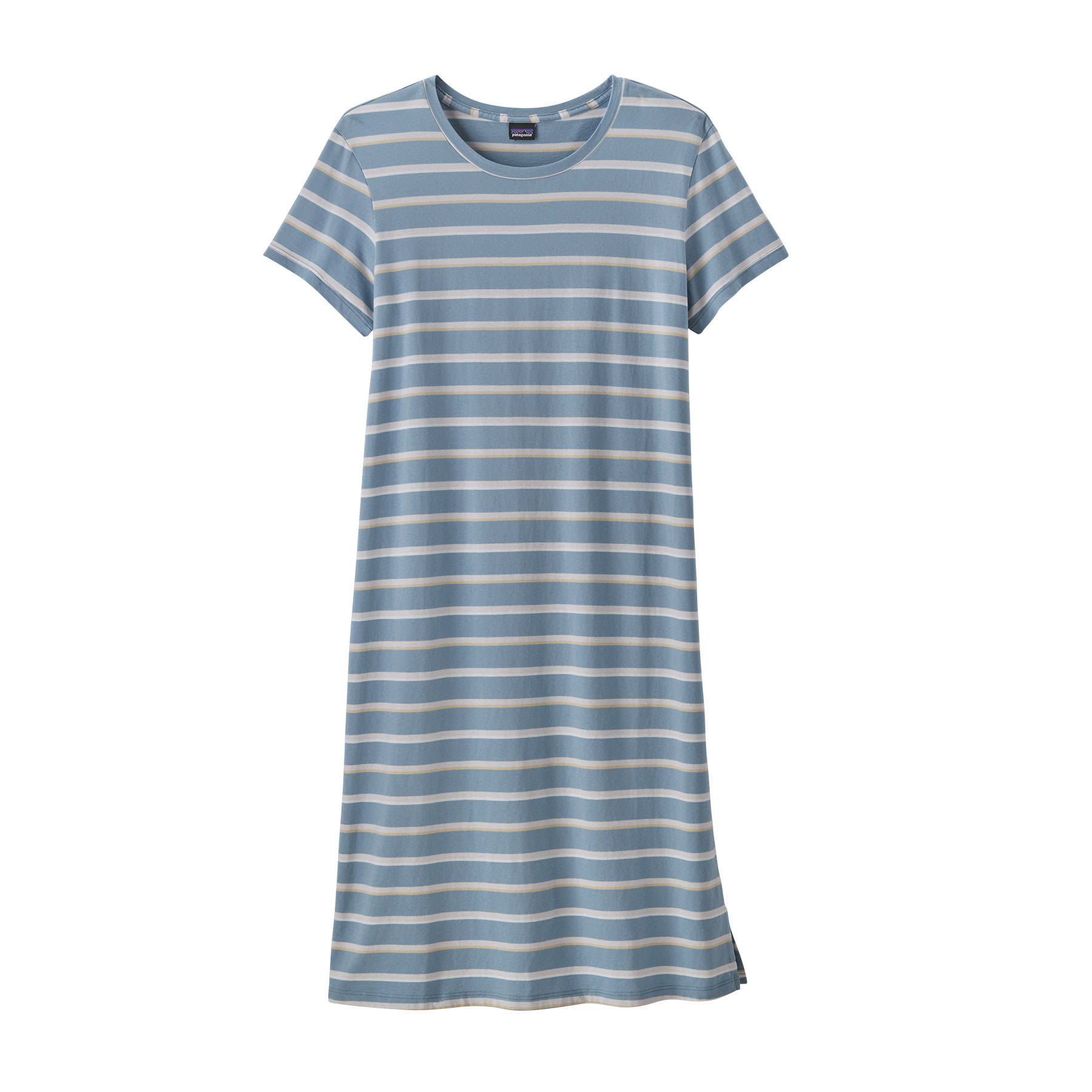Patagonia W Regenerative Organic Cotton T-shirt Dress Blau | Damen Kleid
