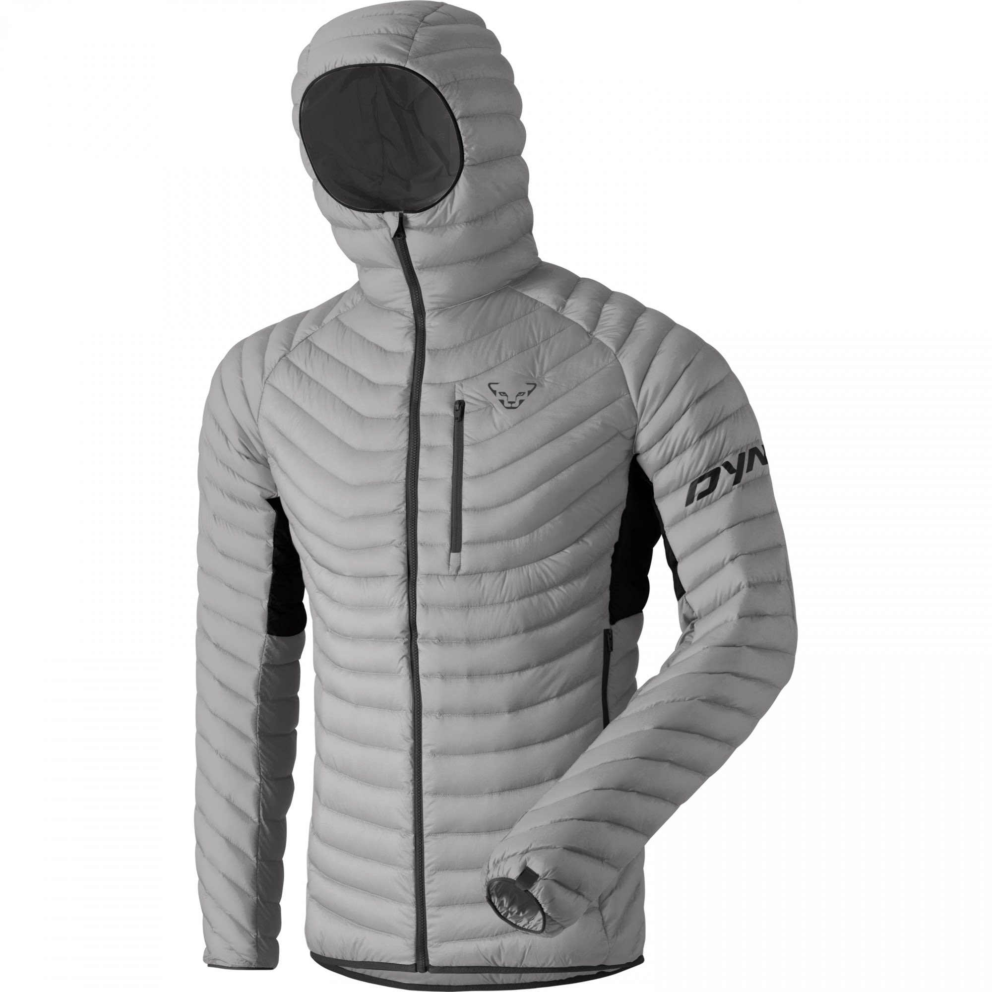Dynafit M Radical Down Hooded Jacket Grau | Größe S | Herren Ski- & Snowboardj
