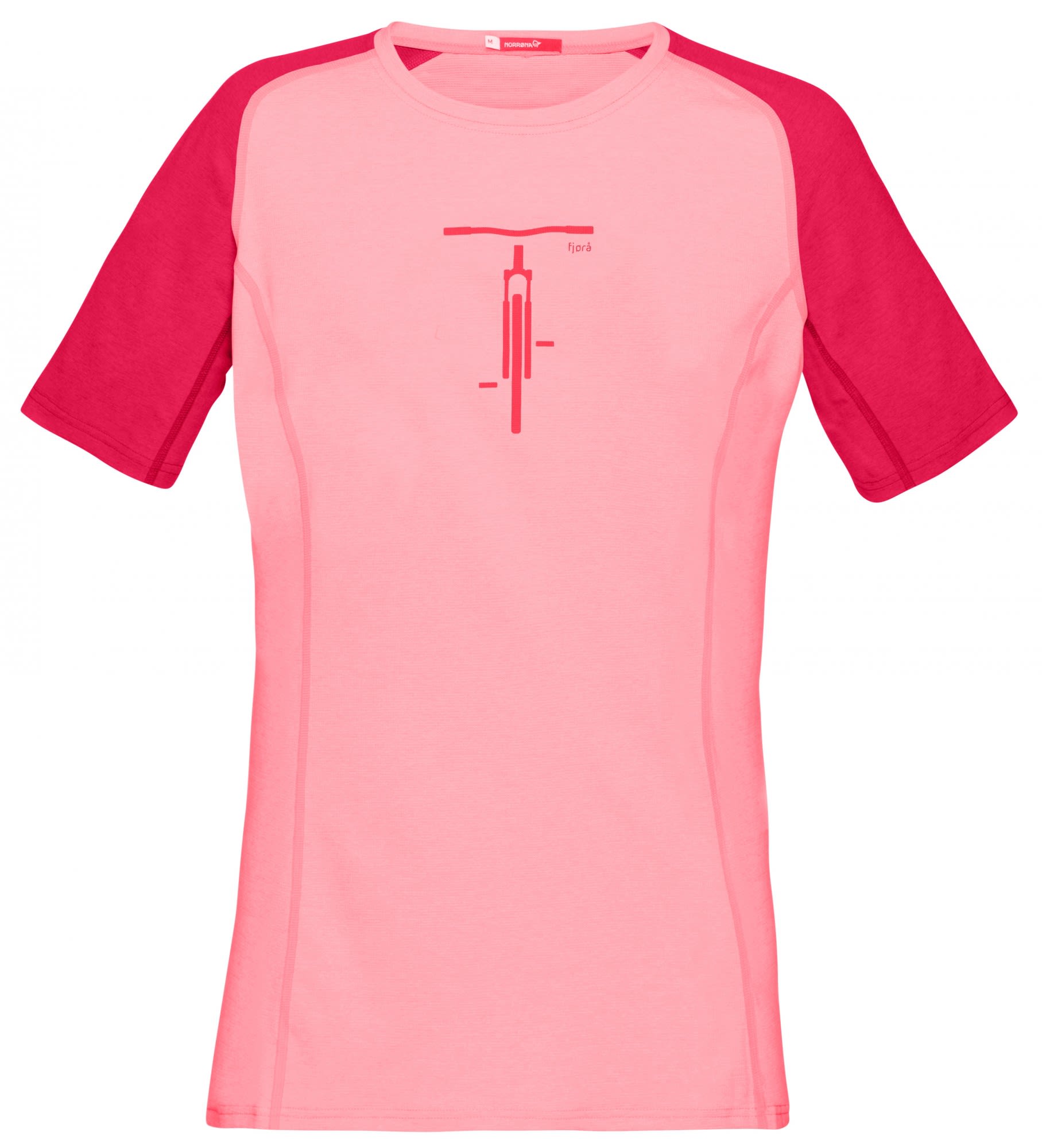Norrona W Fjora Equaliser Lightweight T-shirt Pink | Größe M | Damen Kurzarm-S
