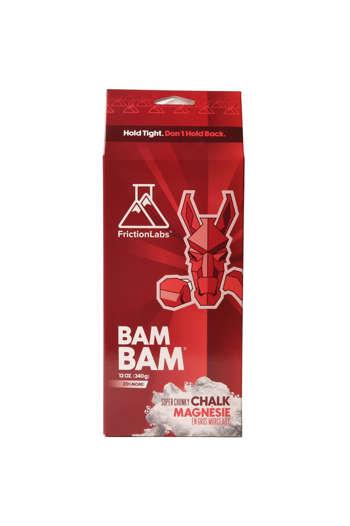 Friction Labs Bam Bam Chunky Chalk 336g Rot | Größe 336 g |  Kletterzubehör
