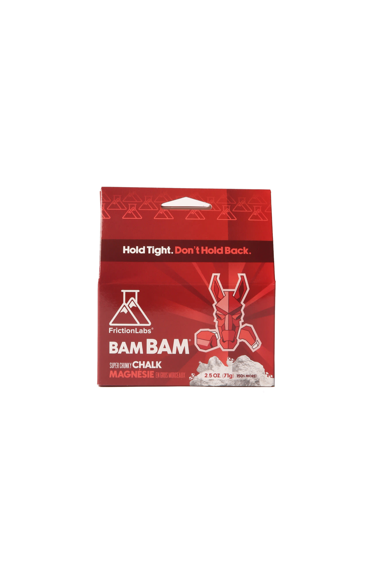 Friction Labs Bam Bam Chunky Chalk 70g Rot | Größe 70 g |  Kletterzubehör