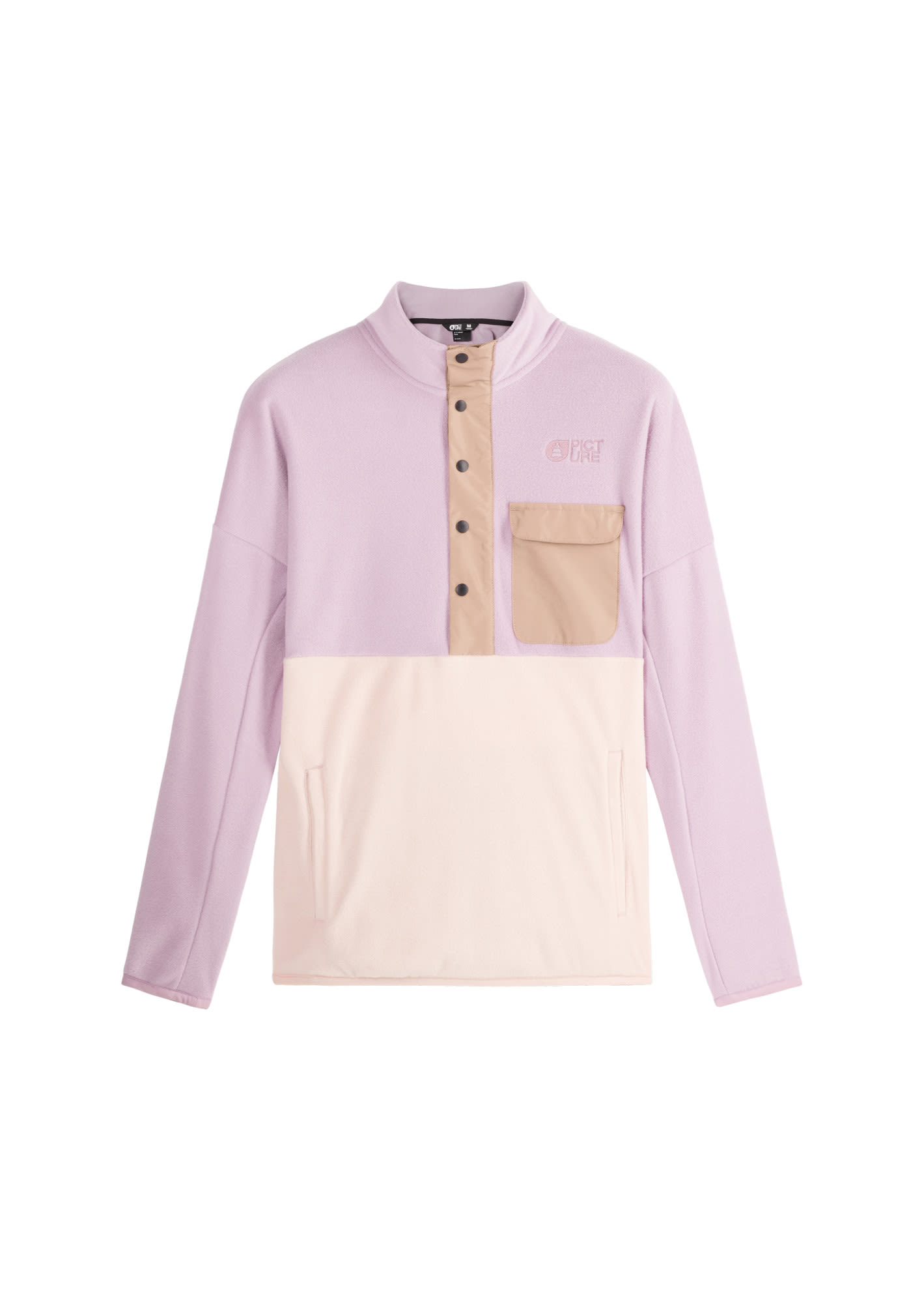 Picture W Arcca 1/4 Fleece Colorblock / Pink | Größe XL | Damen Sweater