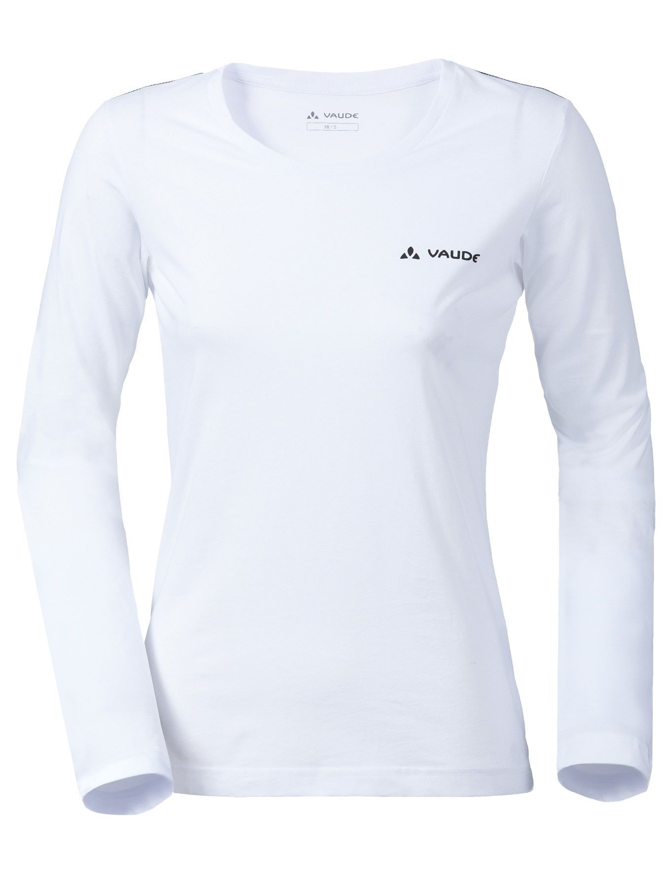 Vaude Womens Brand Long-sleeve Shirt Weiß | Größe 34 | Damen Langarm-Shirt