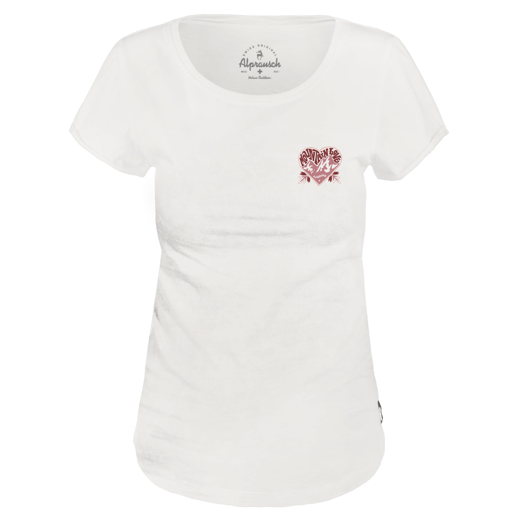 Alprausch W Alpamore T-shirt Weiß | Größe XL | Damen Kurzarm-Shirt