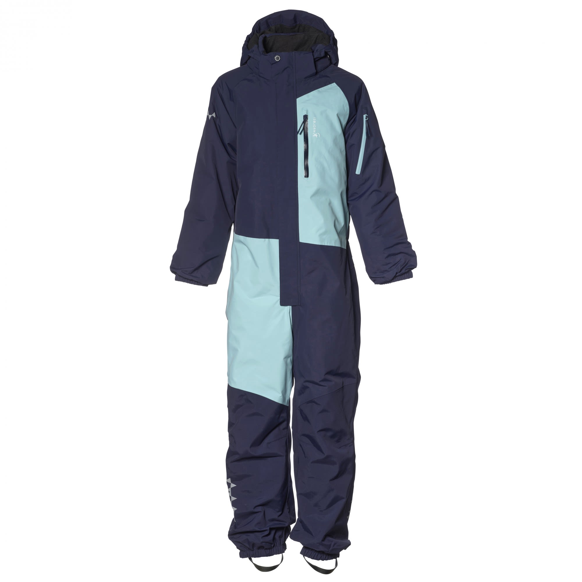 Isbjörn Kids Halfpipe Snowsuit Colorblock / Blau | Größe 122 | Kinder Overall