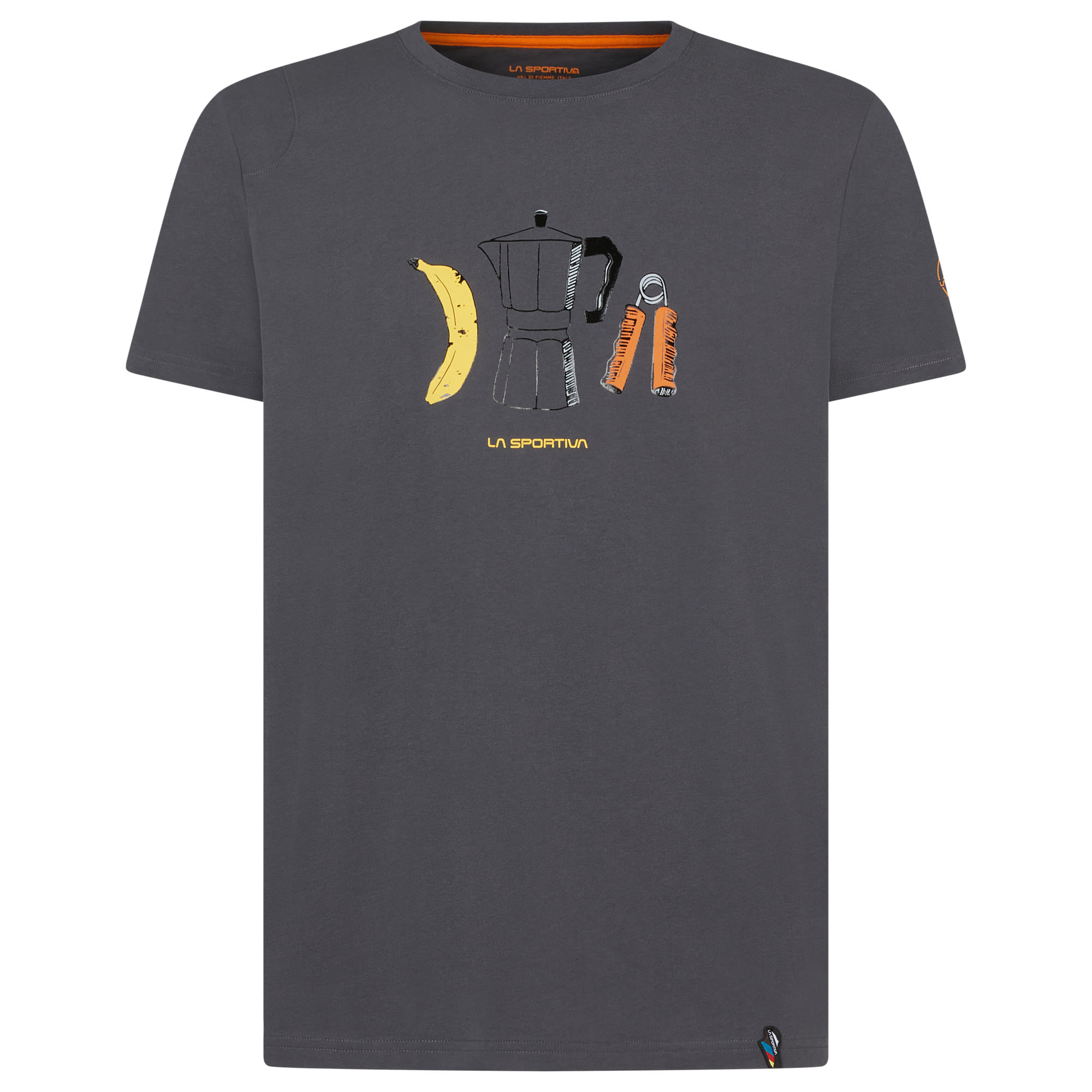 La Sportiva M Breakfast T-shirt Grau | Größe XXL | Herren Kurzarm-Shirt