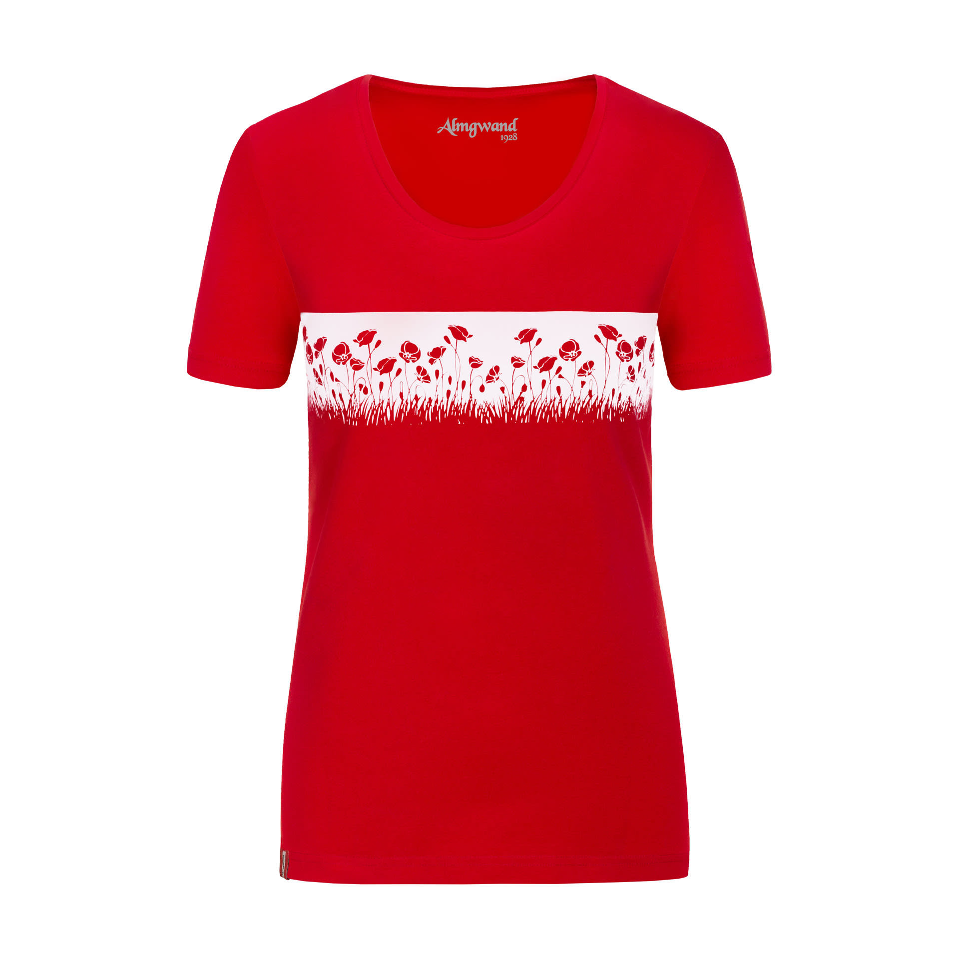 Almgwand W Breitenalm Rot | Größe XL | Damen Kurzarm-Shirt
