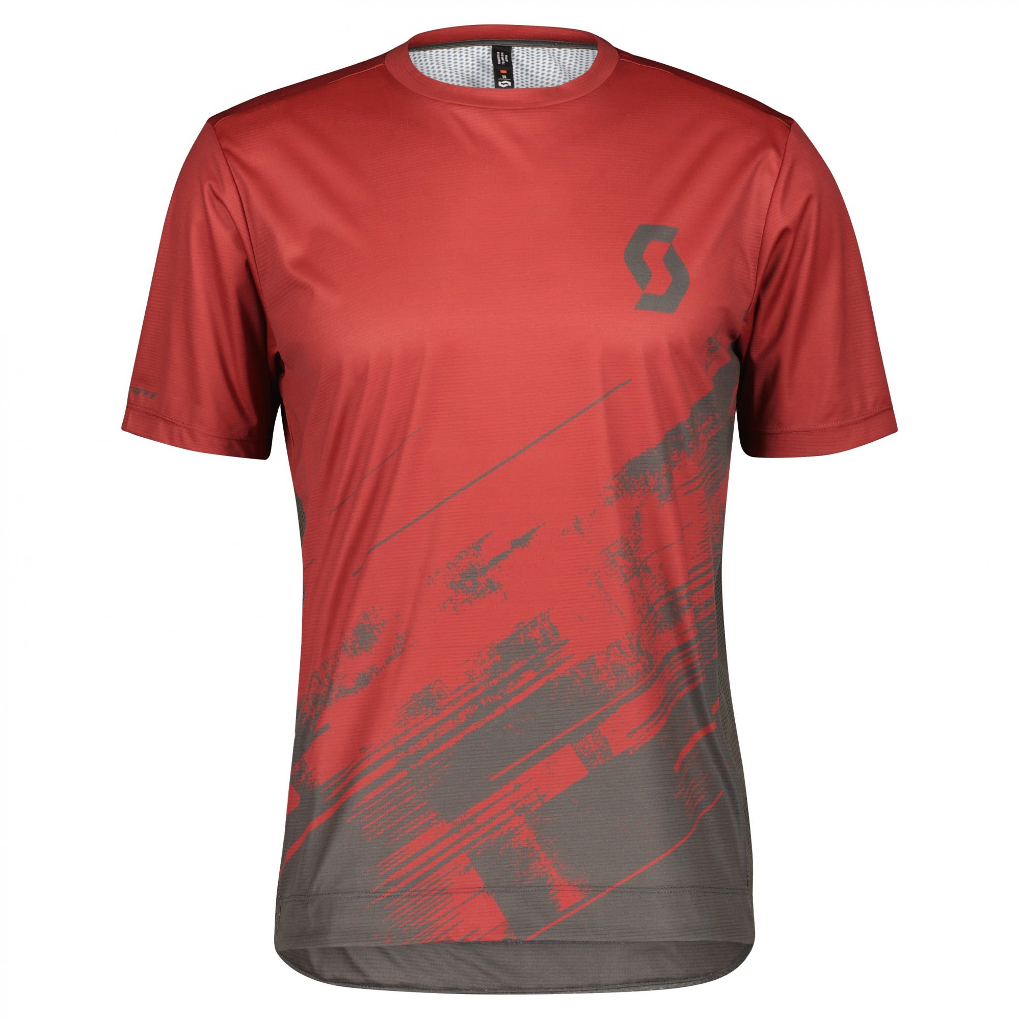 Scott M Trail Vertic S/sl Shirt (vorgängermodell) Rot | Herren Kurzarm-Radtriko