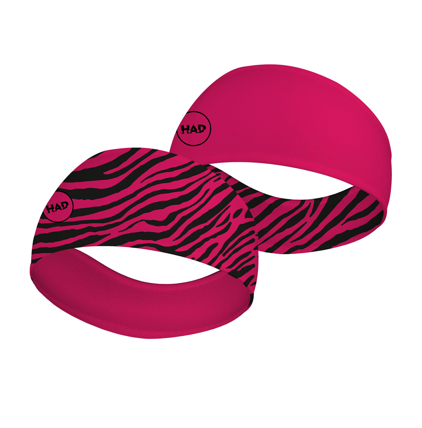 H.a.d. Cooltec Headband Pink / Schwarz | Größe One Size |  Accessoires